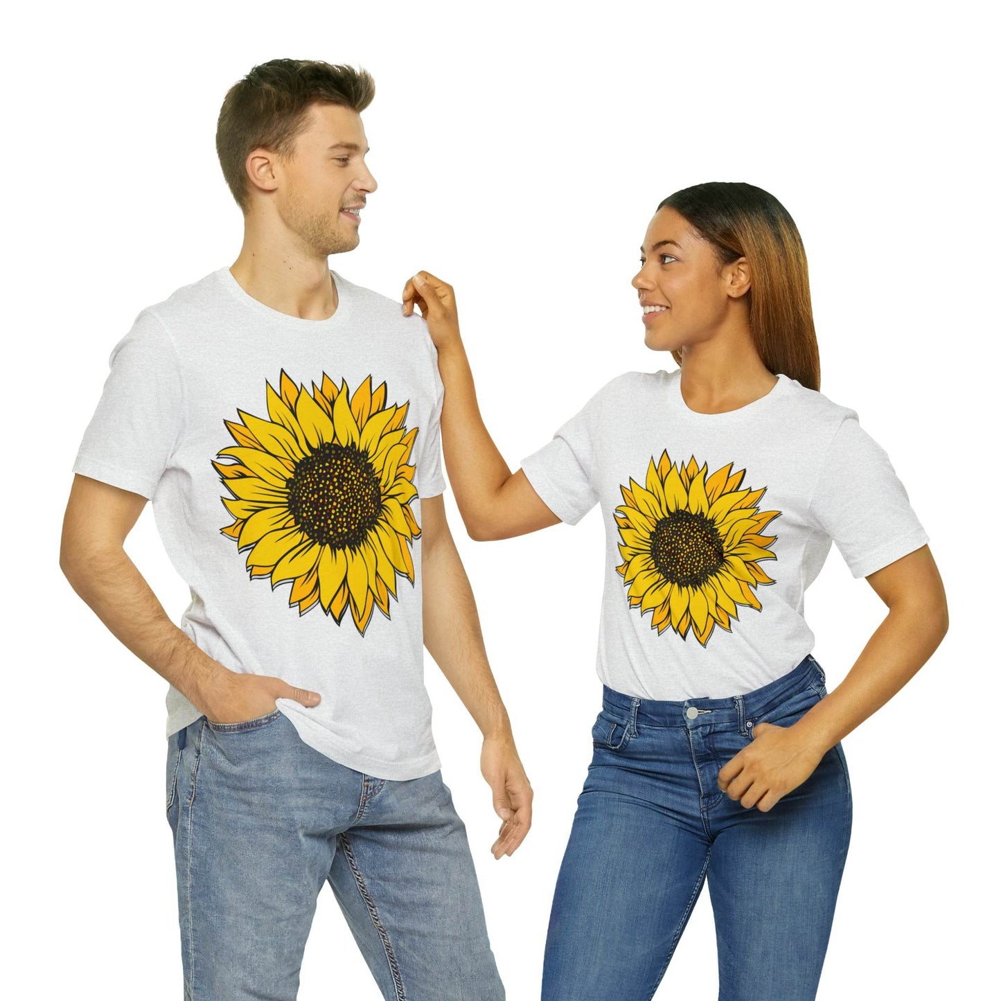 Sunflower Shirt, Floral Tee Shirt, Flower Shirt, Garden Shirt, Womens Fall Summer Shirt Sunshine Tee, Gift for Gardener, Nature lover shirt - Giftsmojo