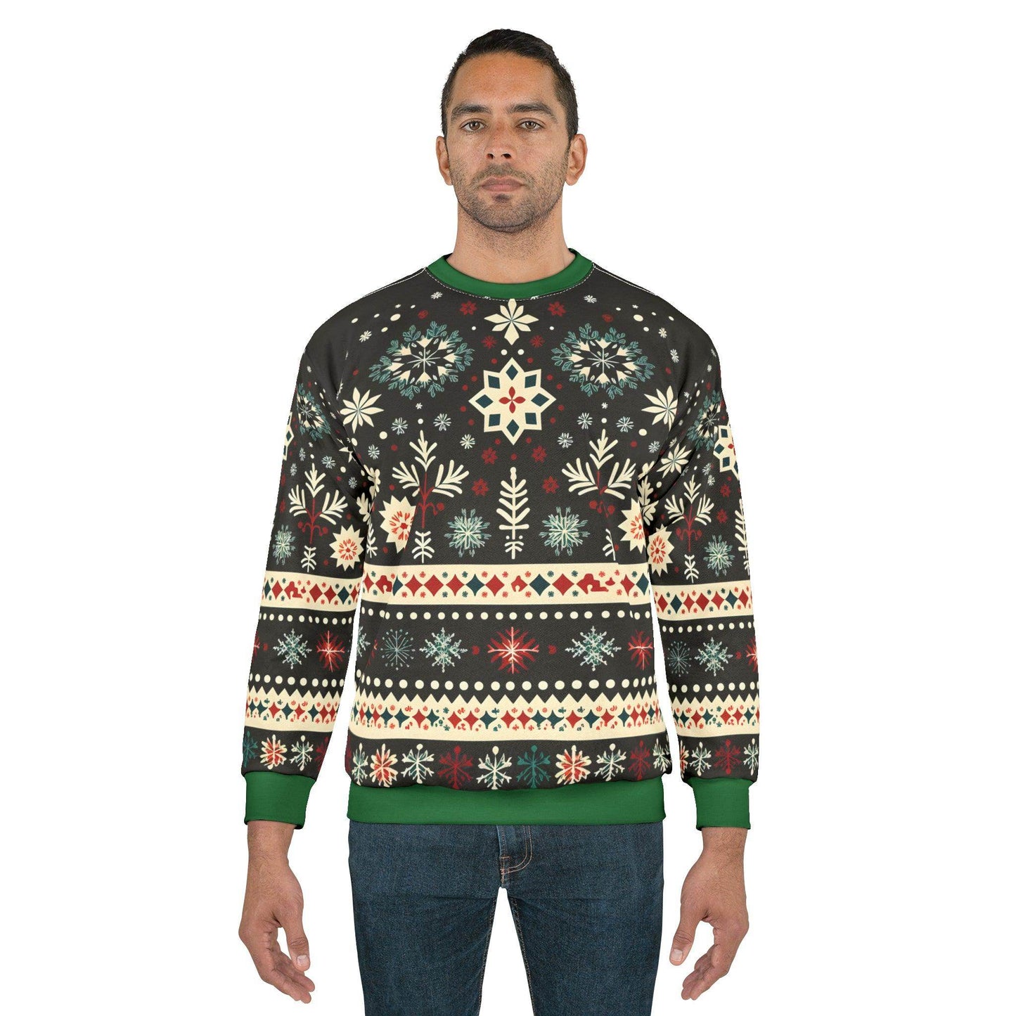 Ugly Christmas Sweater Ugly Sweatshirt Christmas Sweatshirt, Womens Christmas Sweater, Christmas Crewneck Pullover Christmas Tree Holiday Sweaters Winter - Giftsmojo