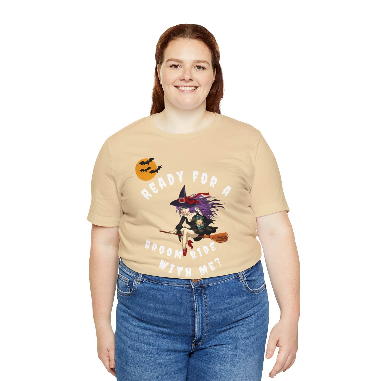 Ready for a Broom Ride with Me Halloween shirt, Witch shirt, Halloween tshirt, Halloween outfit, Work Halloween Costume - Giftsmojo