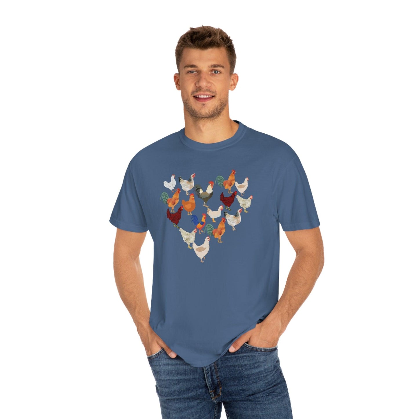 Love Chicken Shirt Chicken Tee Chicken Owner Gift - Gift For Chicken Lover gift - Giftsmojo