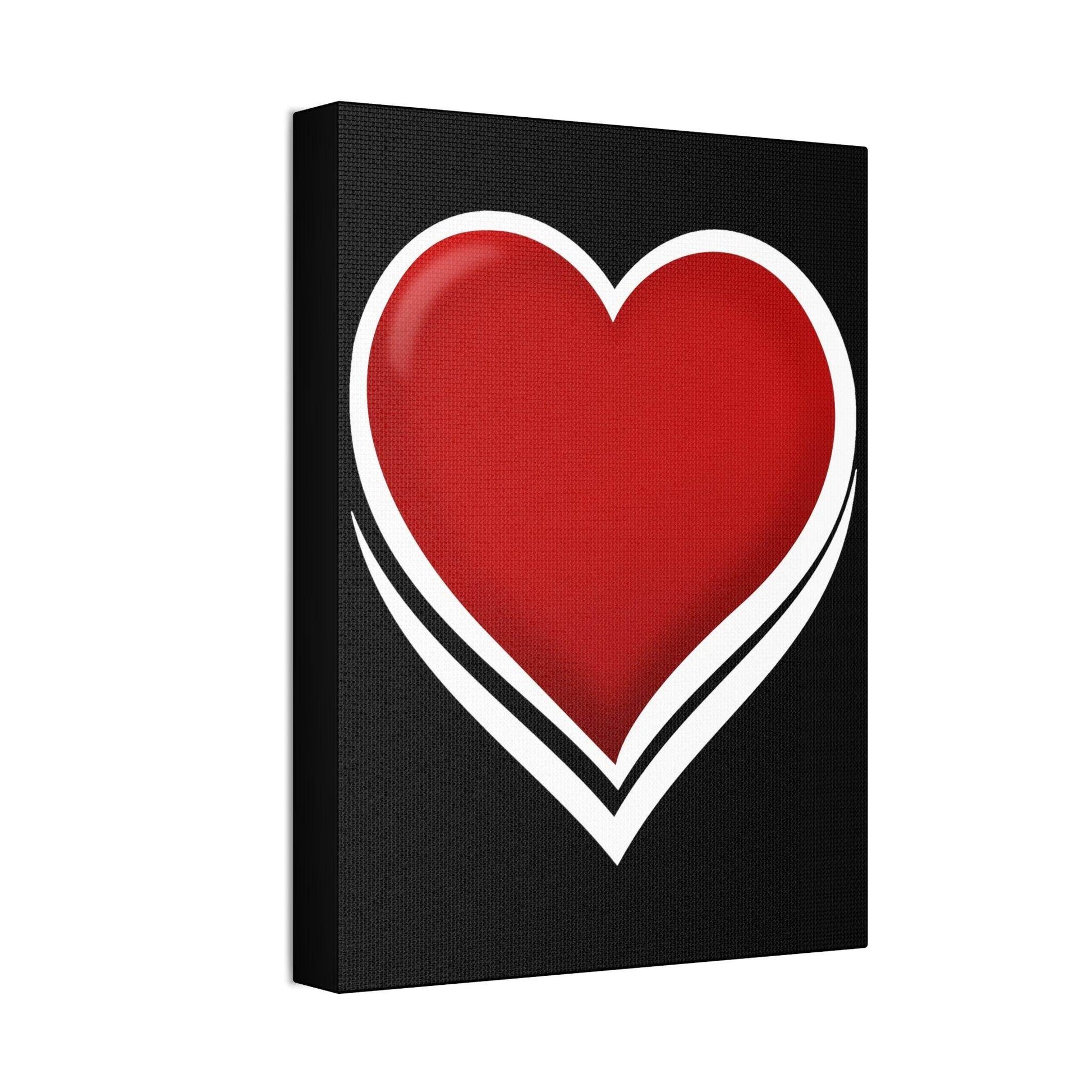 Heart Canvas, gift for mom, gift for her, gift for girlfriend, home decor gift, valentine gift, - Giftsmojo