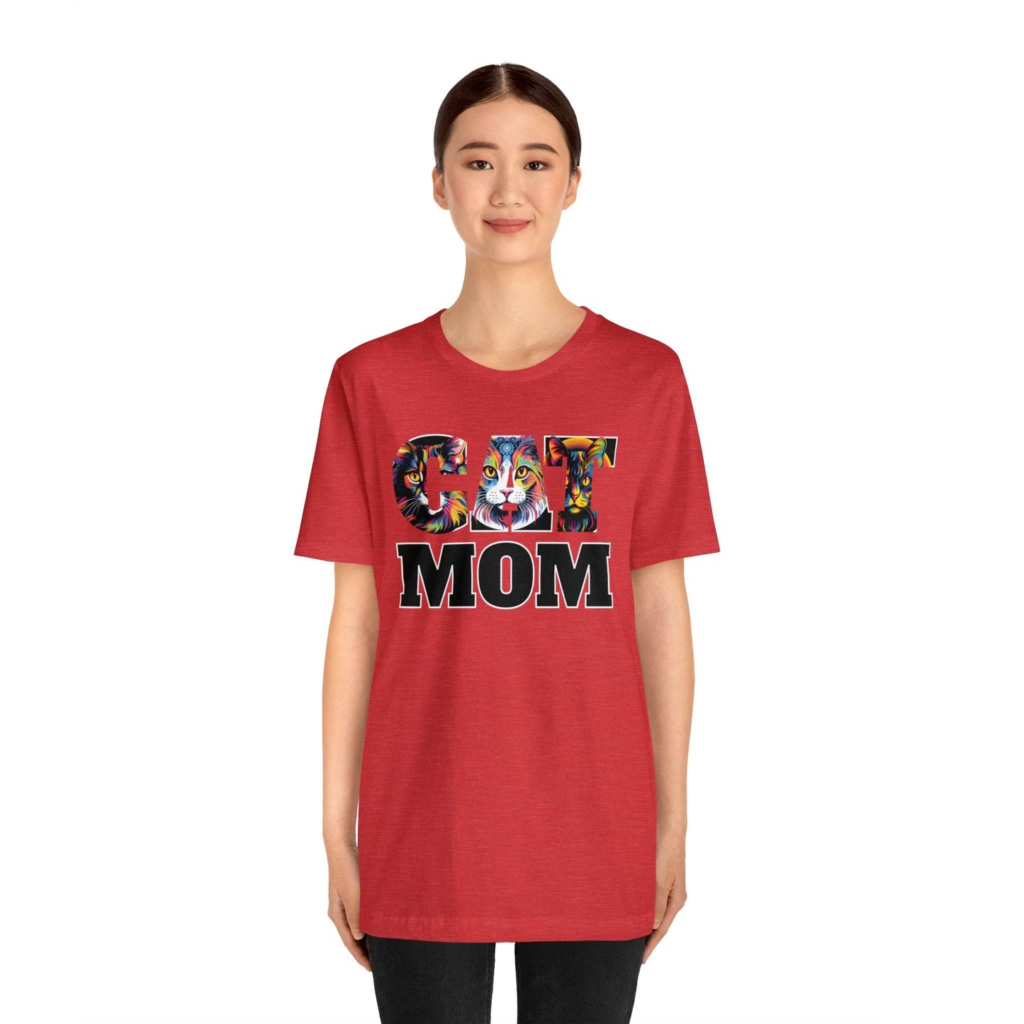 Vintage Cat Shirt Retro Cat Mom Tshirt Animal Lover Gift Cat T Shirt Cat Mom Gift Cat Lover Gift - Cat Lover Shirt Trendy Shirt for Cat Mom - Giftsmojo