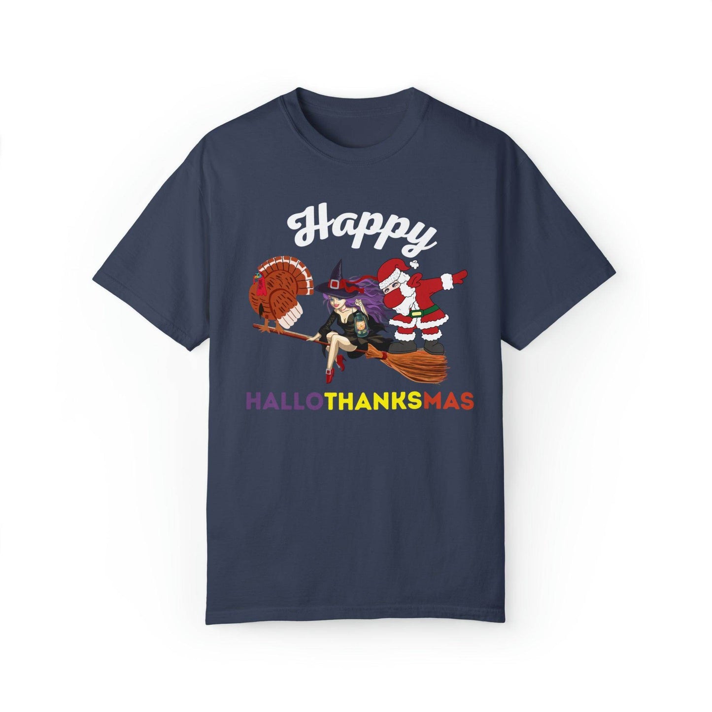 Happy HALLOTHANKSMAS Gift for Fall Halloween Thanksgiving Christmas Gift - Giftsmojo