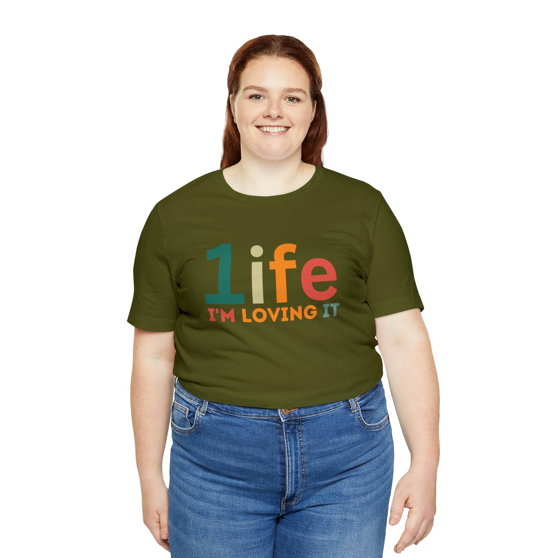 One life I'M Loving It Shirt Retro 1life shirt Live Your Life You Only Have One Life To Live Retro Shirt - Giftsmojo