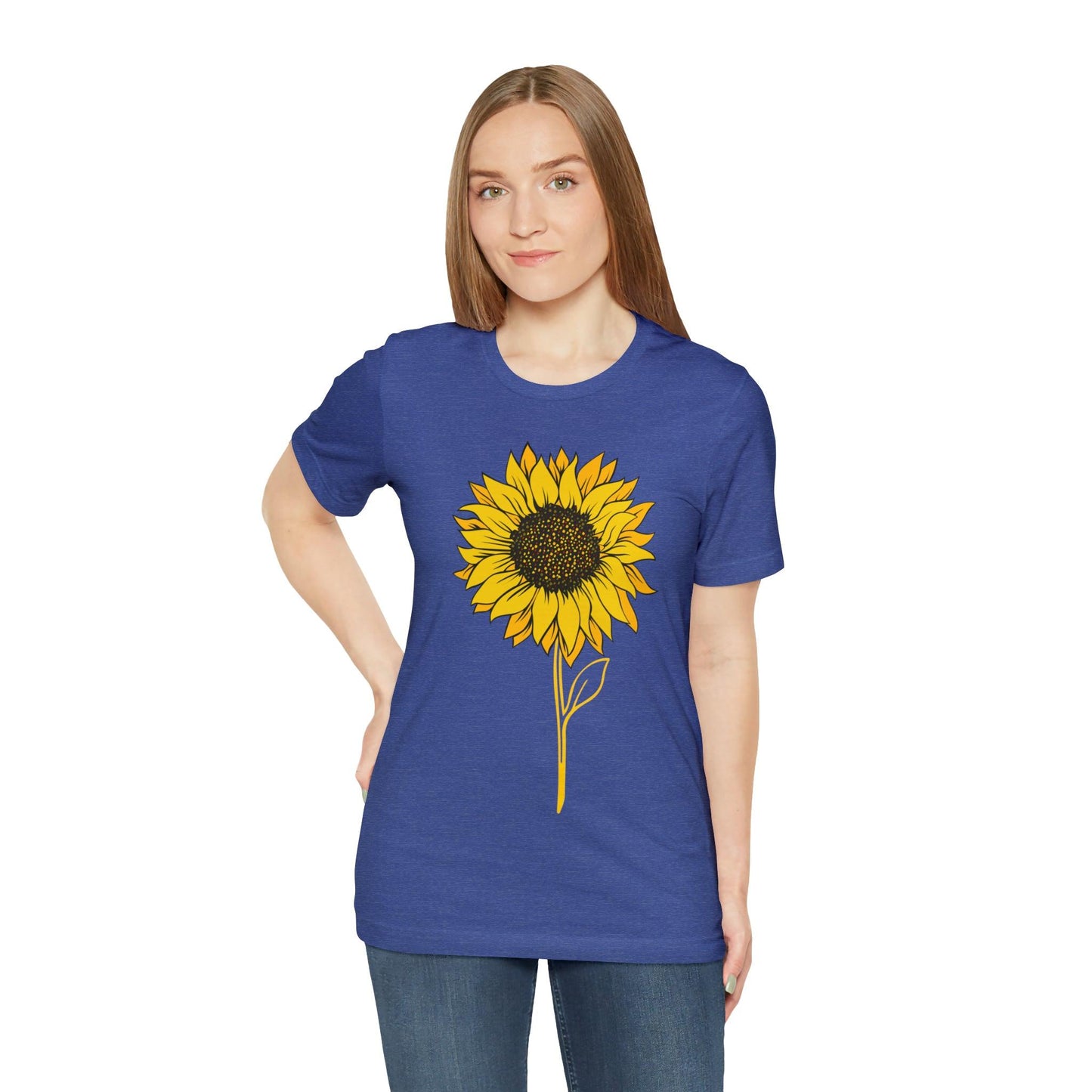 Sunflower Shirt, Floral Tee Shirt, Flower Shirt, Garden Shirt, Womens Fall Summer Shirt Sunshine Tee, Gift for Gardener, Nature love T shirt