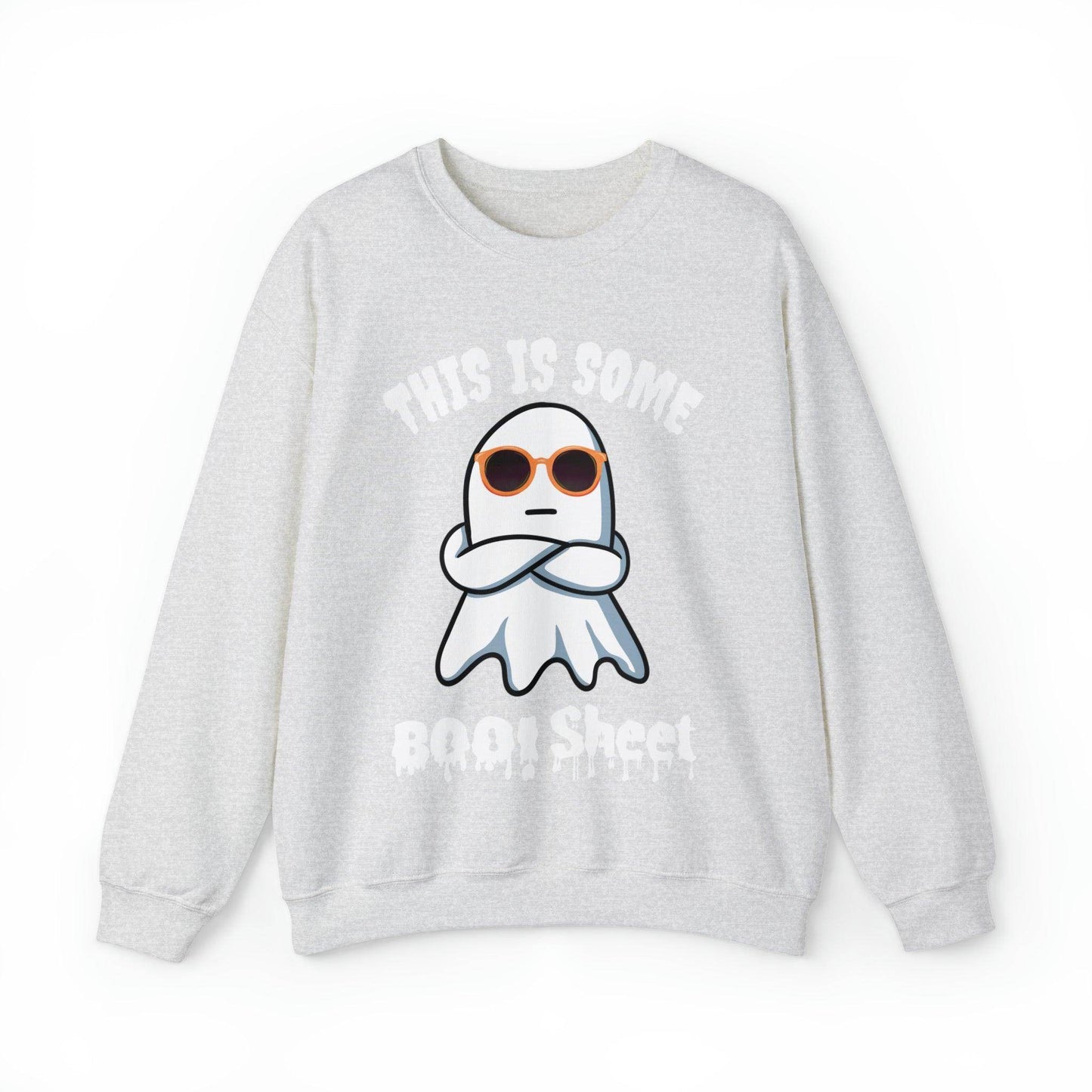 This Is Some Boo Sheet Ghost Sweatshirt Cute Ghost Sweatshirt Boo Ghost Sweatshirt Gift Shirt Funny Halloween Shirt Spooky Season Shirt - Giftsmojo