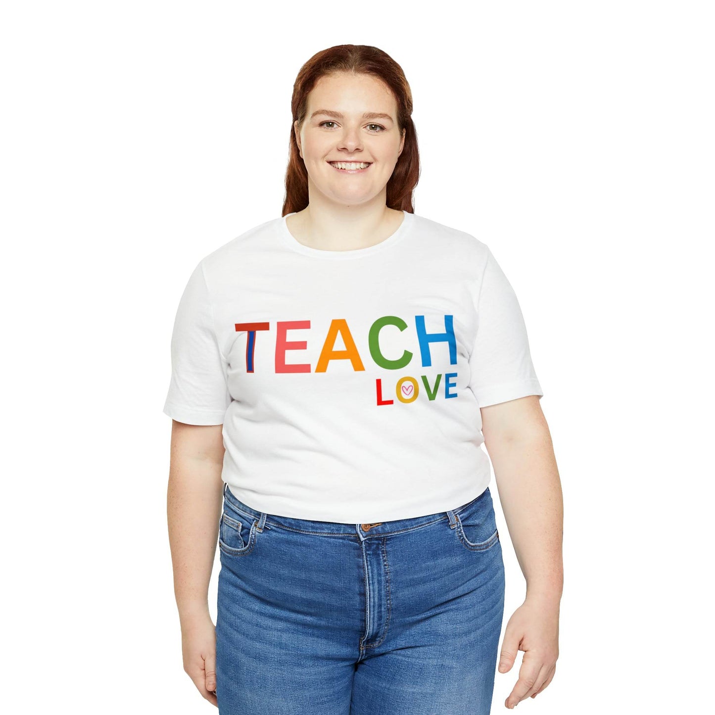 I Teach Love Shirt, Teacher Shirt, Teacher Appreciation Gift for Teachers - Giftsmojo