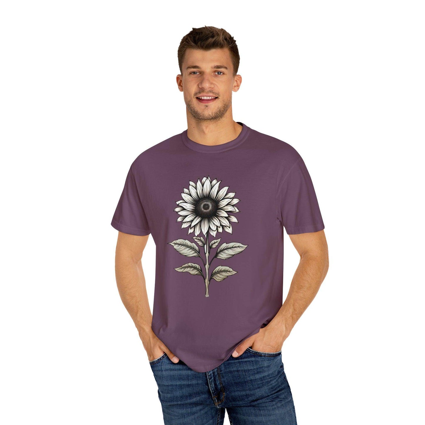 Sunflower Shirt Flower Shirt Aesthetic, Floral Graphic Tee Floral Shirt Flower T-shirt, Gift For Her Women Wildflower Shirt - Giftsmojo
