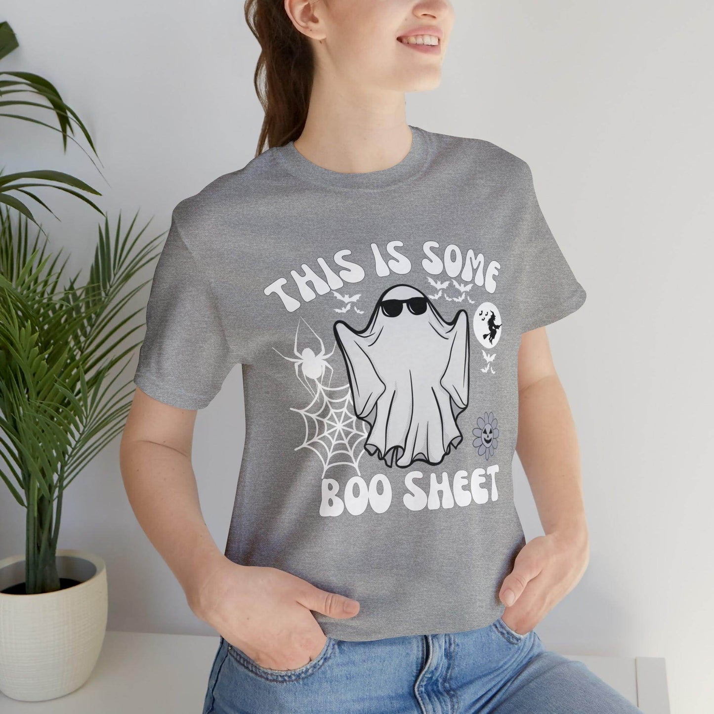 This Is Some Boo Sheet Funny Halloween Shirt Funny Halloween Costume Spooky Season Tee Funny Gift Shirt for Birthday Christmas Anniversary - Giftsmojo