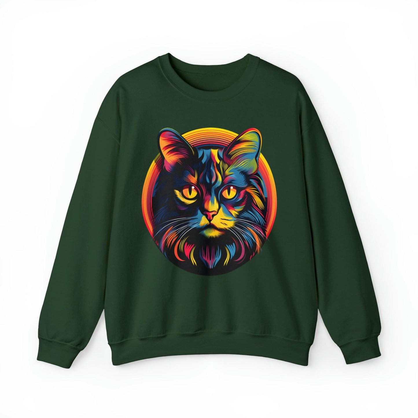 Vintage Cat Lover Sweater Retro Cat Sweatshirt Animal Lover Gift Cat Mom Gift Cat Lover Gift Cat Mom Sweatshirt Cat Crewneck Sweatshirt - Giftsmojo
