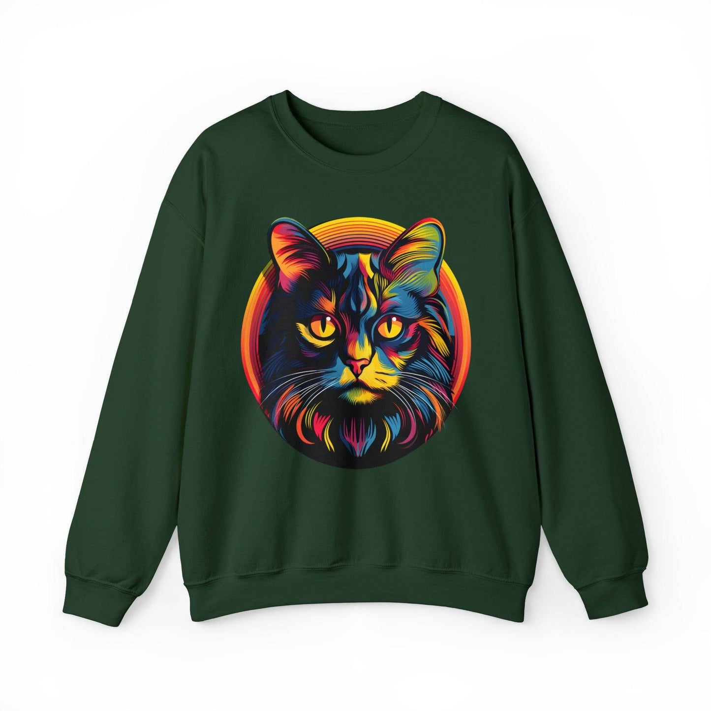 Vintage Cat Lover Sweater Retro Cat Sweatshirt Animal Lover Gift Cat Mom Gift Cat Lover Gift Cat Mom Sweatshirt Cat Crewneck Sweatshirt - Giftsmojo