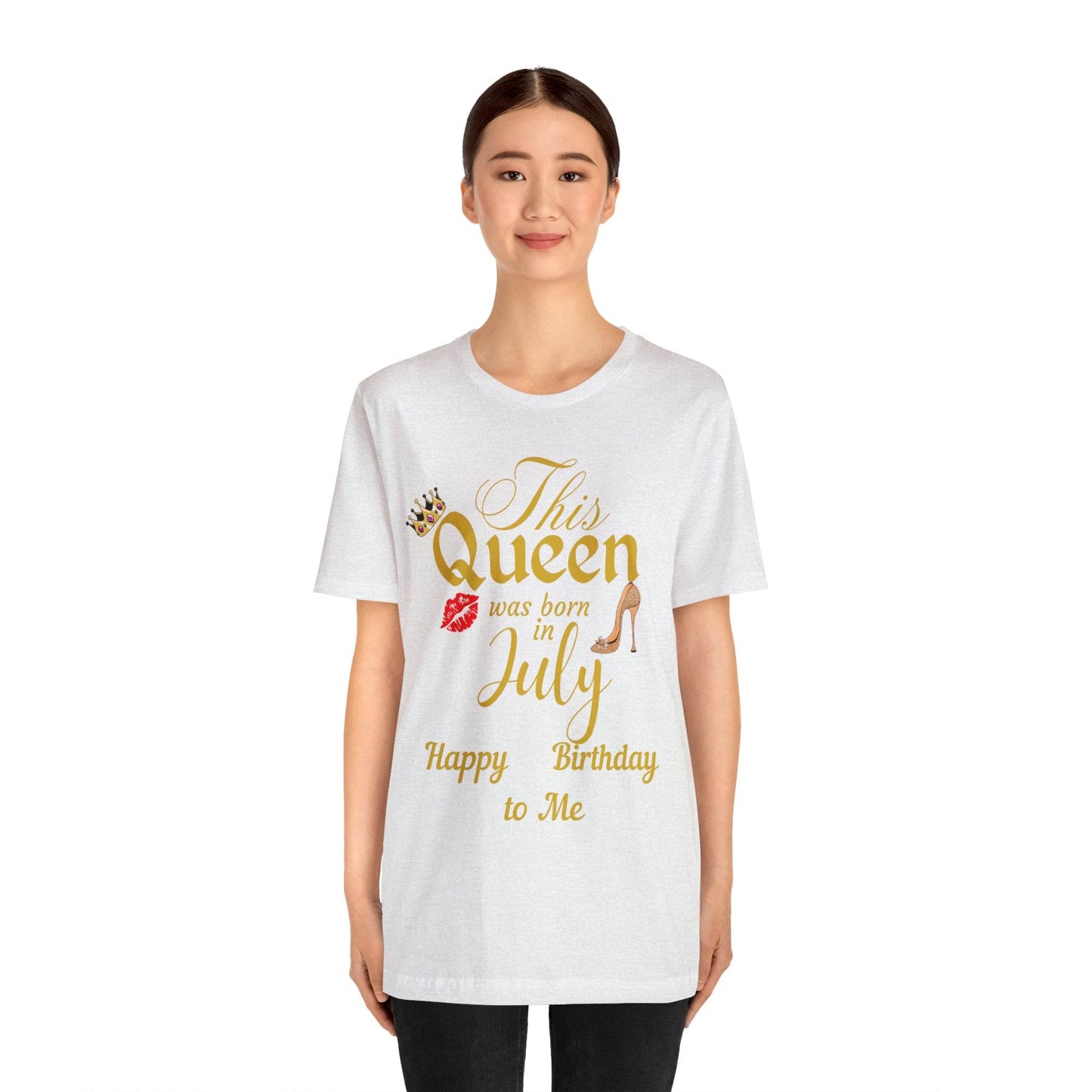 Birthday Queen Shirt, Gift for Birthday, This Queen was born in July Shirt, Funny Queen Shirt, Funny Birthday Shirt, Birthday Gift - Giftsmojo