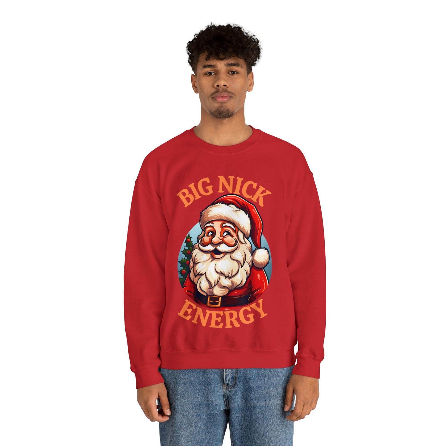 Christmas Santa Sweatshirt Santa Sweater Christmas Sweater Christmas Shirt Santa Claus Shirt Saint Nick - Giftsmojo