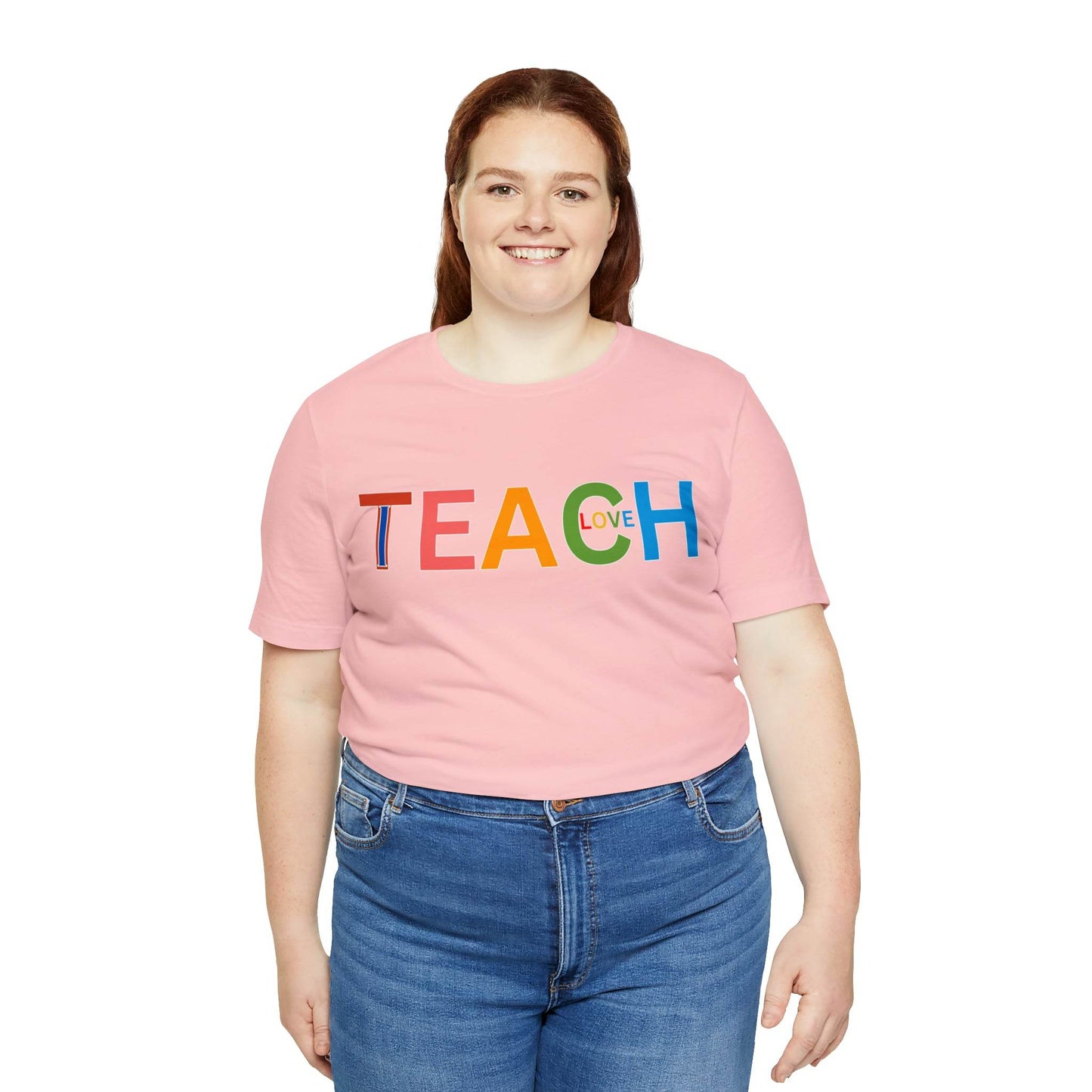 I Teach Love Shirt, Teacher Shirt, Teacher Appreciation Gift for Teachers - Giftsmojo