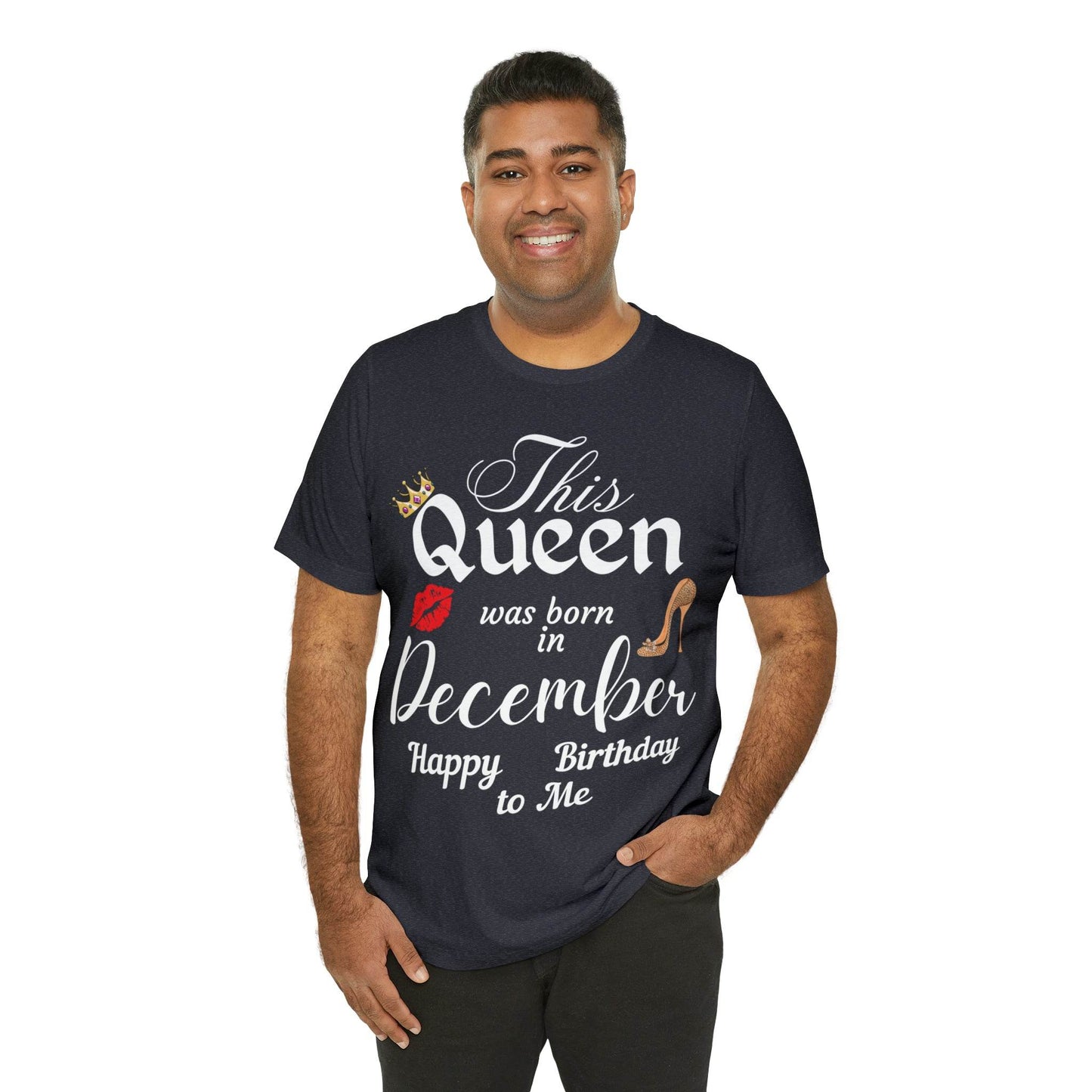 Birthday Queen Shirt, Gift for Birthday, This Queen was born in December Shirt, Funny Queen Shirt, Funny Birthday Shirt, Birthday Gift - Giftsmojo