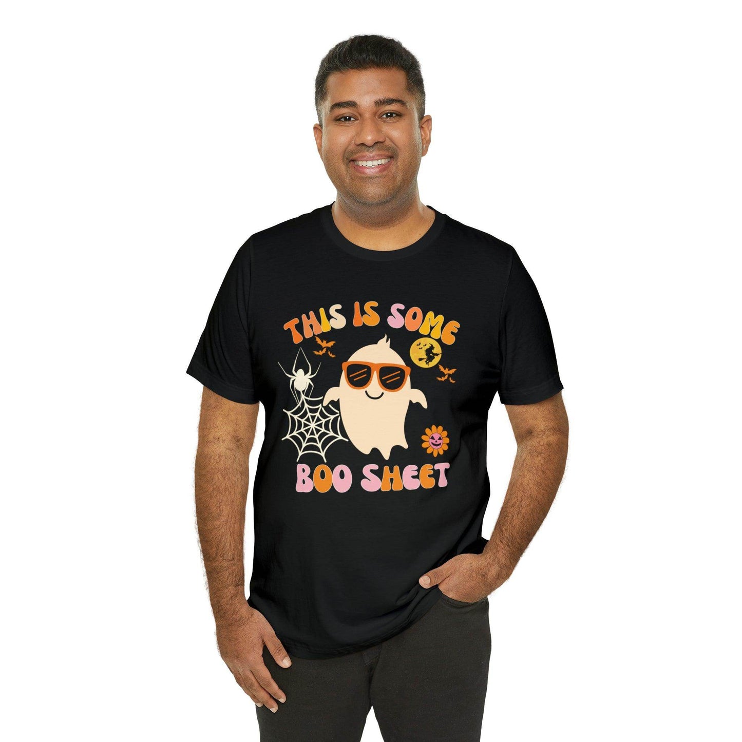 This Is Some Boo Sheet Funny Halloween Shirt Funny Halloween Costume Spooky Season Tee Funny Gift Shirt for Birthday Christmas Anniversary - Giftsmojo
