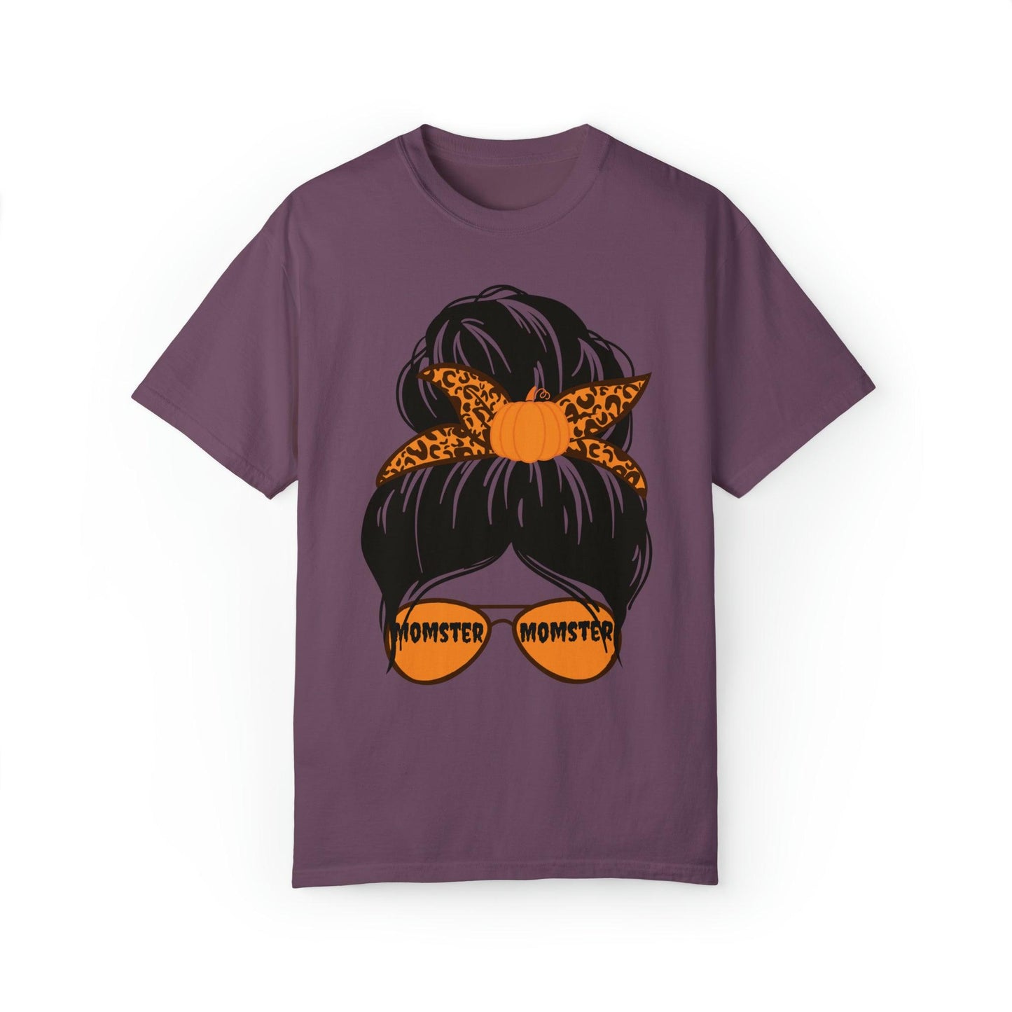Leopard Print Retro Halloween Tshirt, Momster Shirt, Vintage Shirt Halloween Shirt Comfort color - Giftsmojo