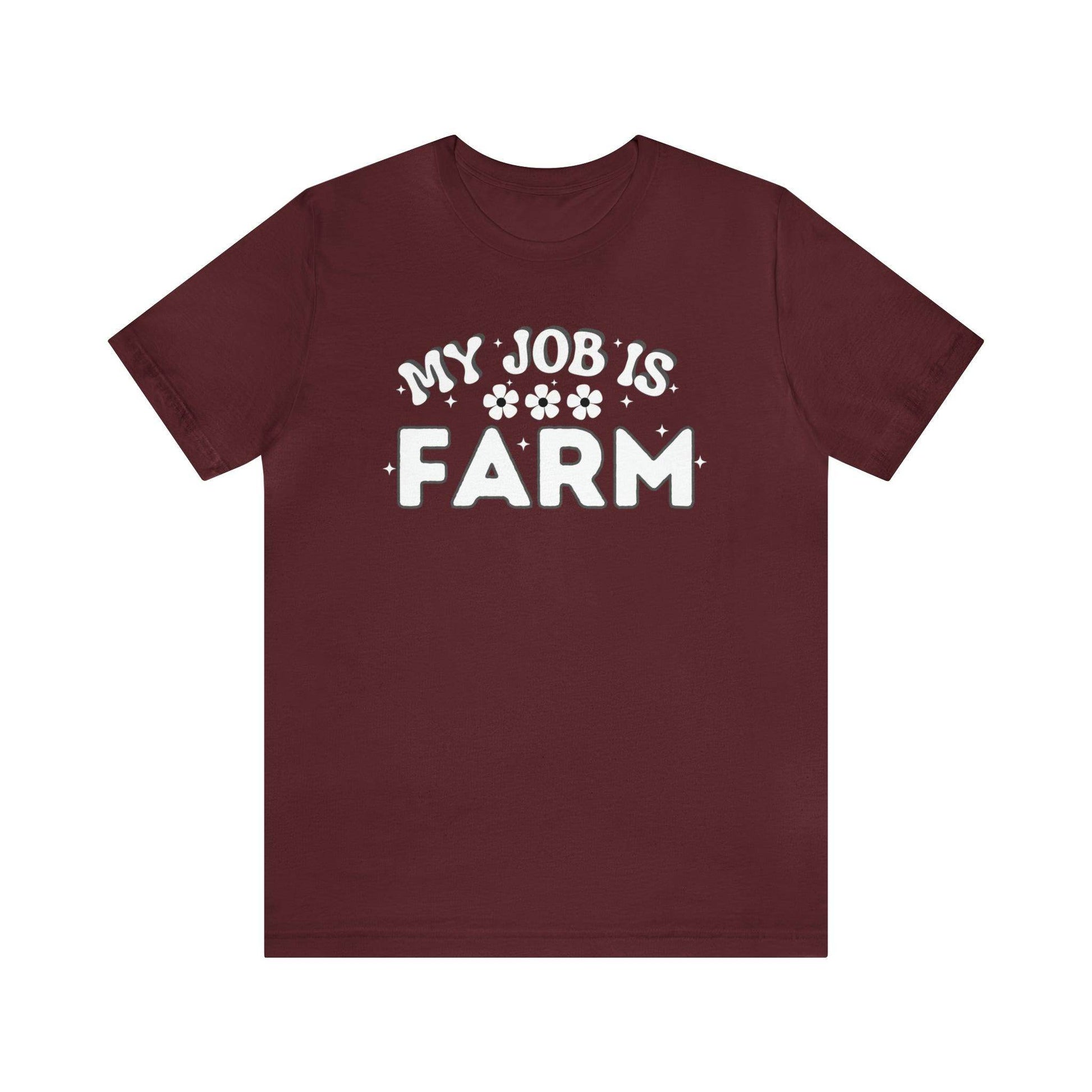 My Job is Farm Shirt Farmer Shirt Farming Shirt Homestead Gardening Shirt Farmers, Farmhand, Livestock Farmer, Crop Grower Horticulturist, Animal Scientist, Agricultural Engineer Environmental Scientist,  - Giftsmojo