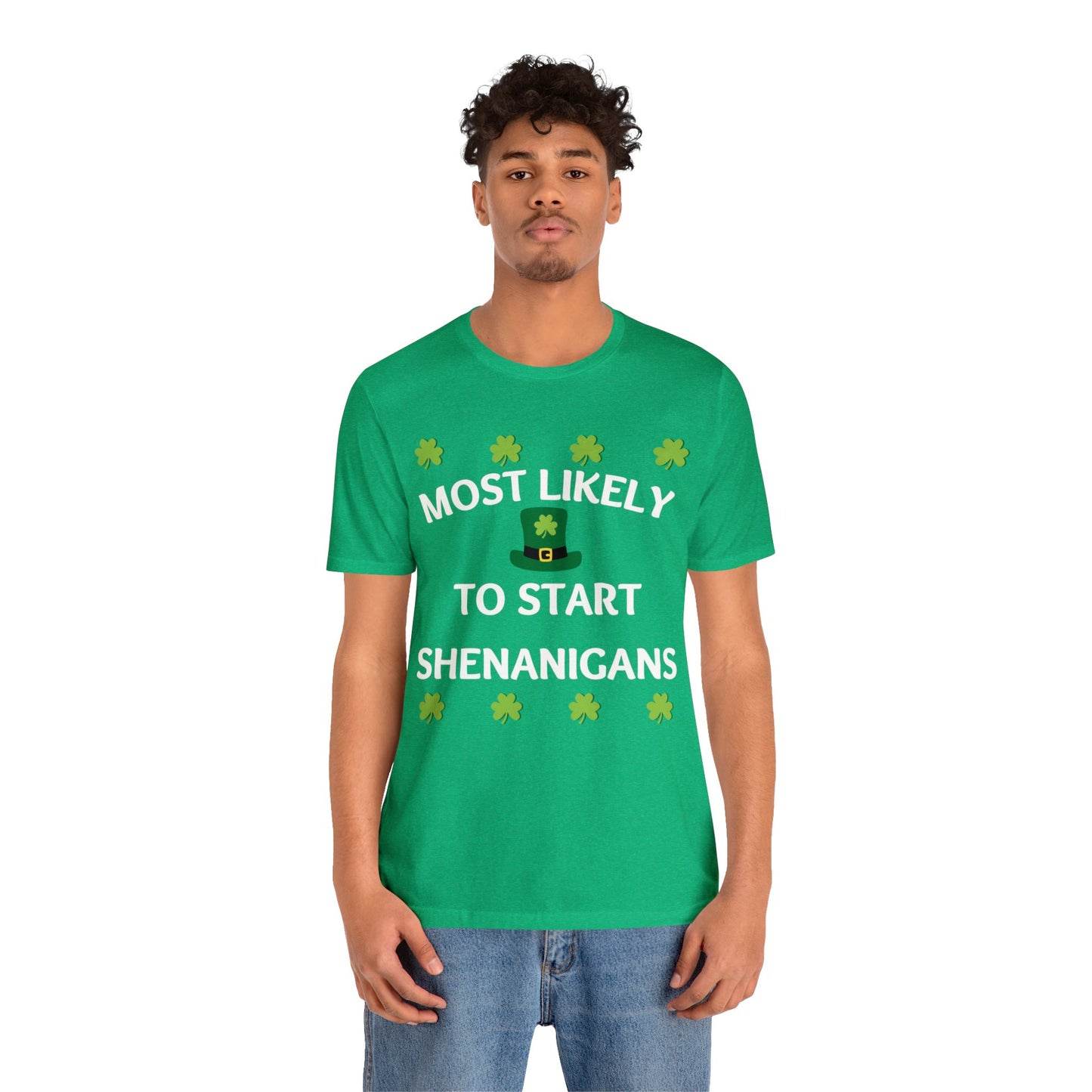 Most likely to start Shenanigans Family Matching St Patricks Shirt