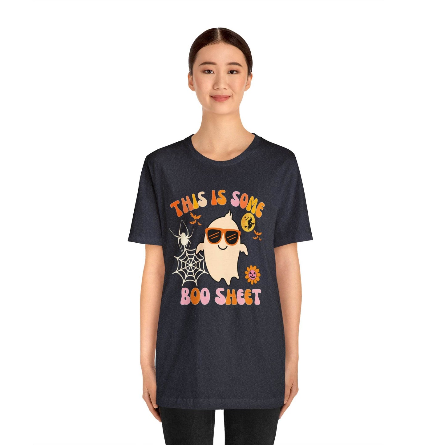 This Is Some Boo Sheet Funny Halloween Shirt Funny Halloween Costume Spooky Season Tee Funny Gift Shirt for Birthday Christmas Anniversary - Giftsmojo