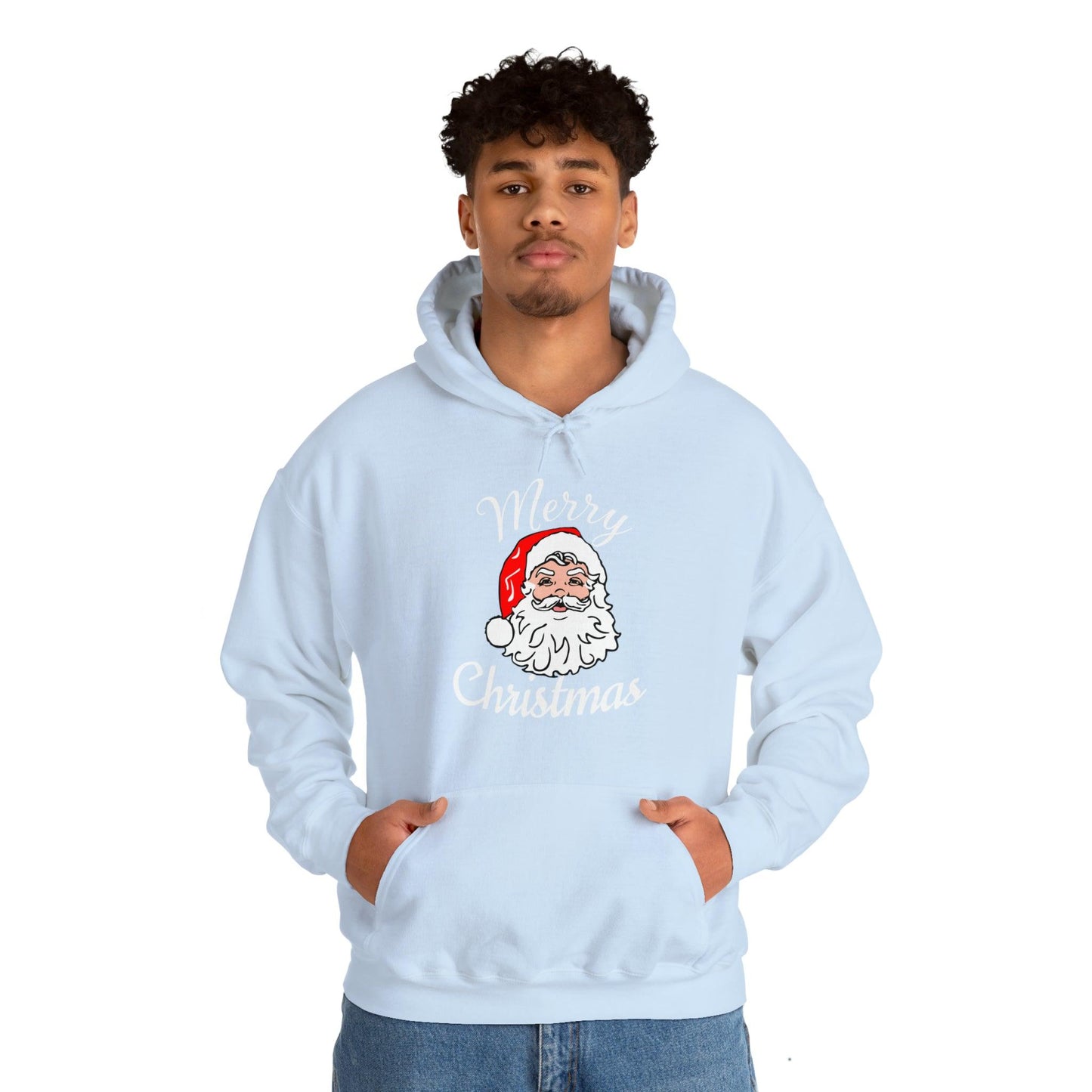 Santa Hoodie, Merry Christmas Hooded Sweatshirt, Christmas Shirt, Christmas Gift