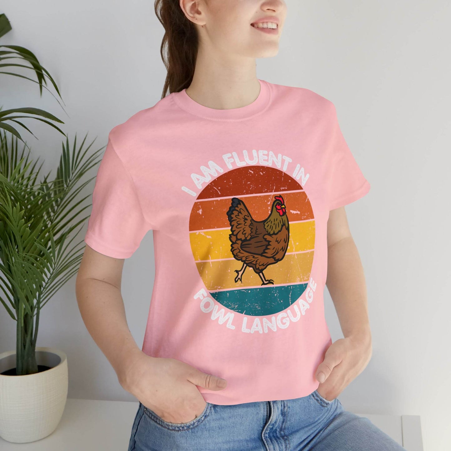 Fluent in Fowl Language shirt, Chicken Shirt Chicken Tee Chicken Owner Gift - Gift For Chicken Lover gift - Giftsmojo