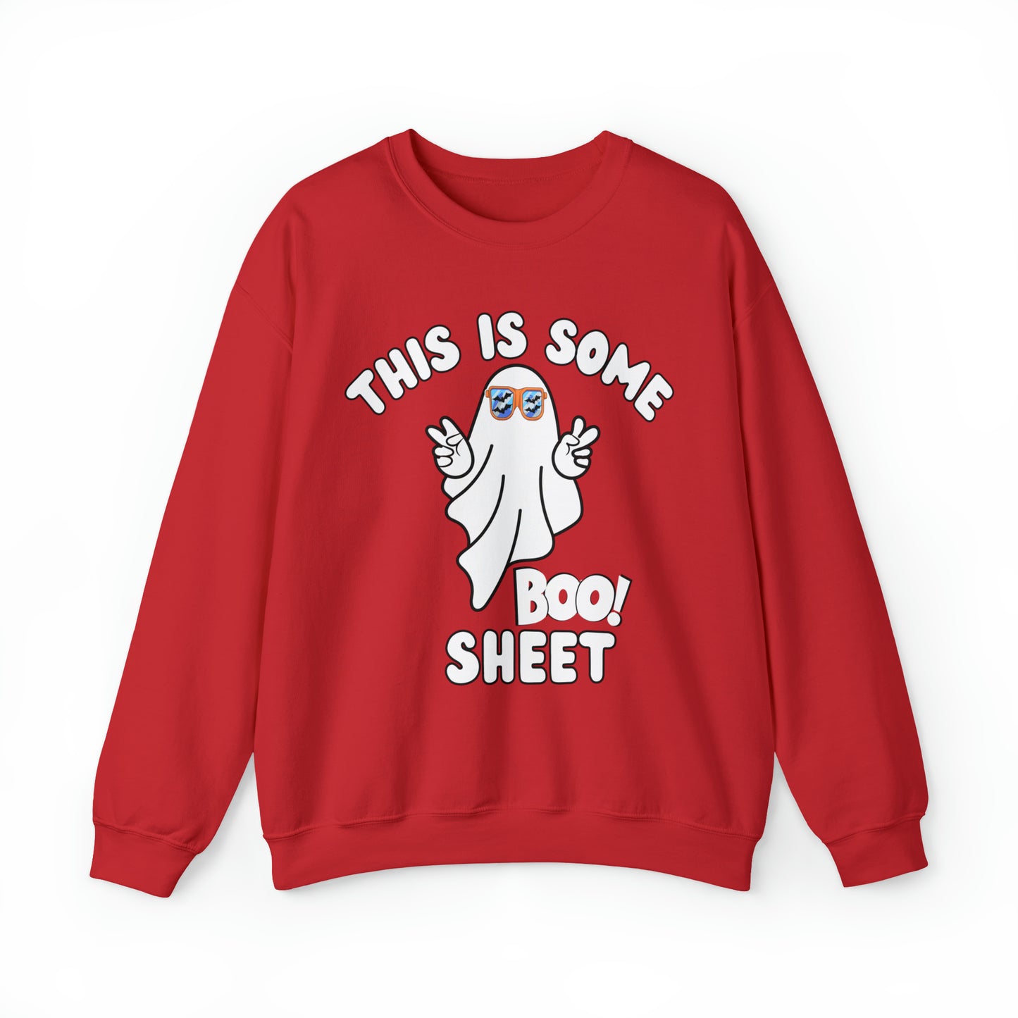 This Is Some Boo Sheet Ghost Sweatshirt Cute Ghost Sweatshirt Boo Ghost Sweatshirt Gift Shirt Funny Halloween Shirt Spooky Season Shirt