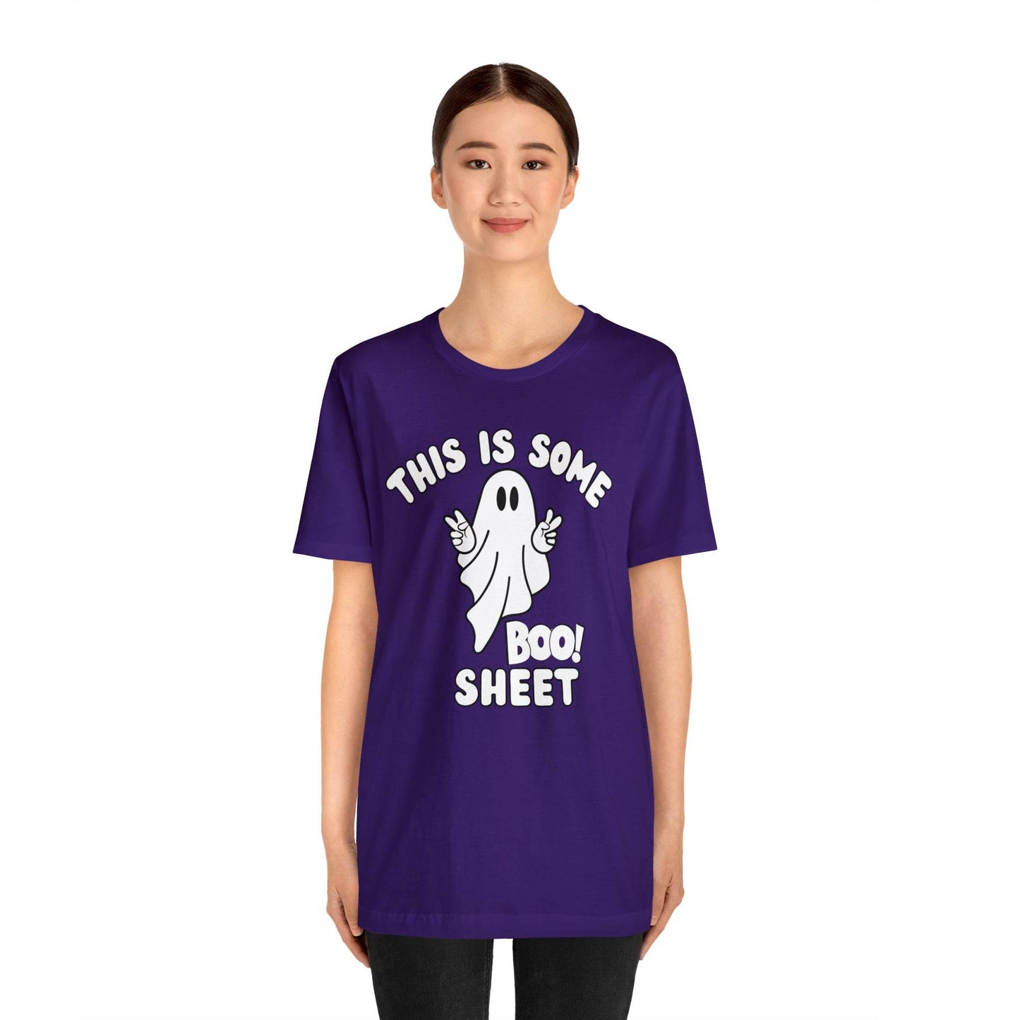 This Is Some Boo Sheet Funny Halloween Shirt Funny Halloween Costume Spooky Season Tee Funny Gift Shirt for Birthday Christmas Anniversary - Giftsmojo