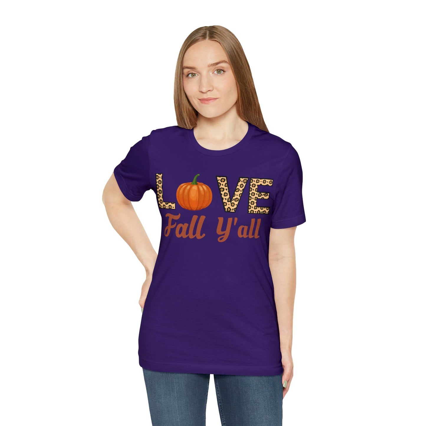 Leopard Print Love Fall Y'all - Giftsmojo