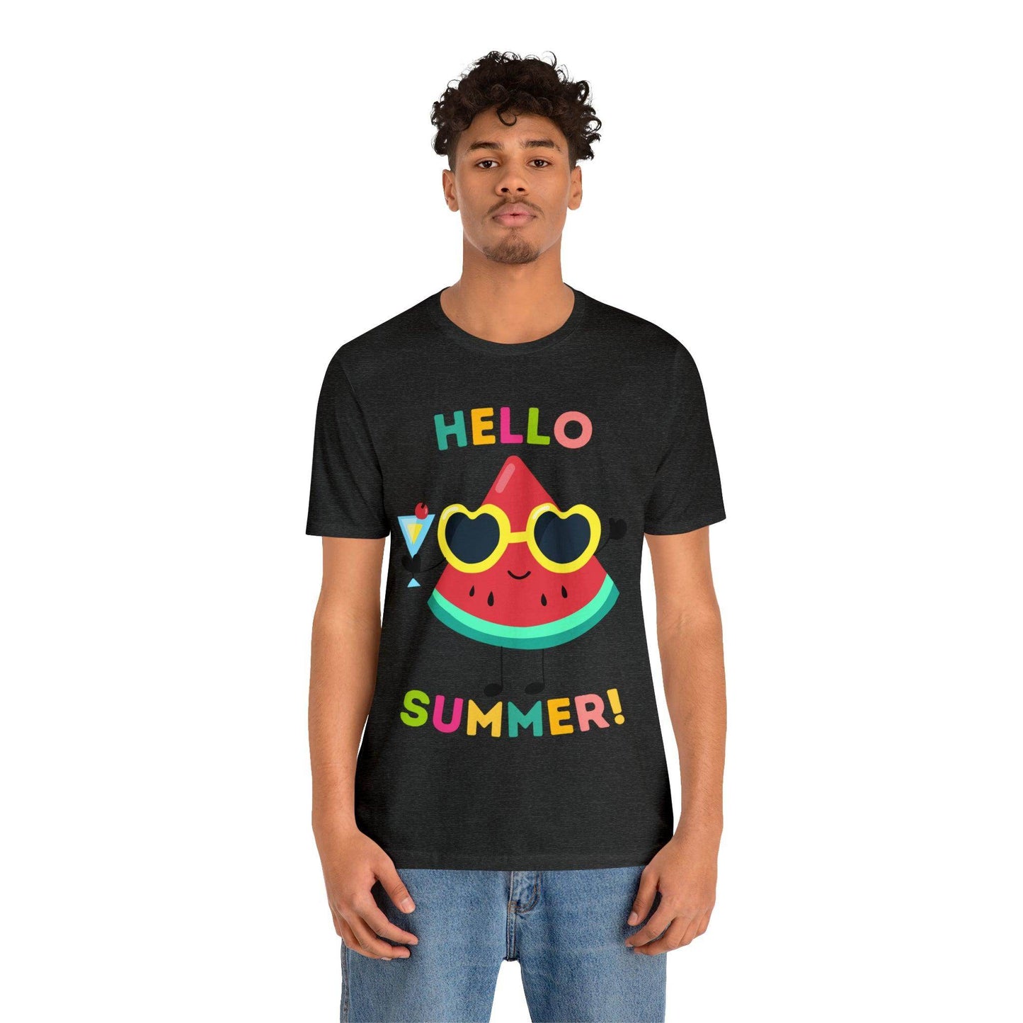 Hello Summer Shirt, Funny Summer Casual Top Tee,Unisex Summer Tshirt Ladies - Giftsmojo