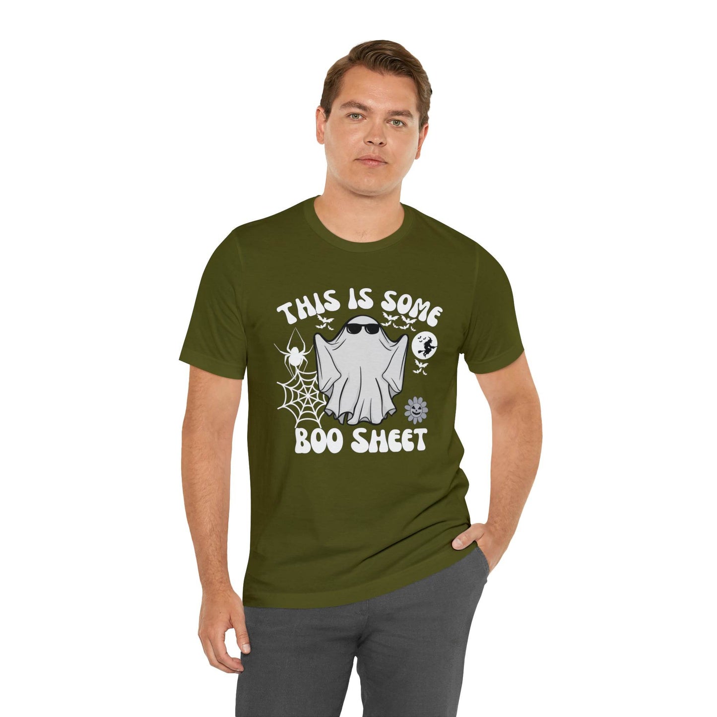This Is Some Boo Sheet Funny Halloween Shirt Funny Halloween Costume Spooky Season Tee Funny Gift Shirt for Birthday Christmas Anniversary - Giftsmojo