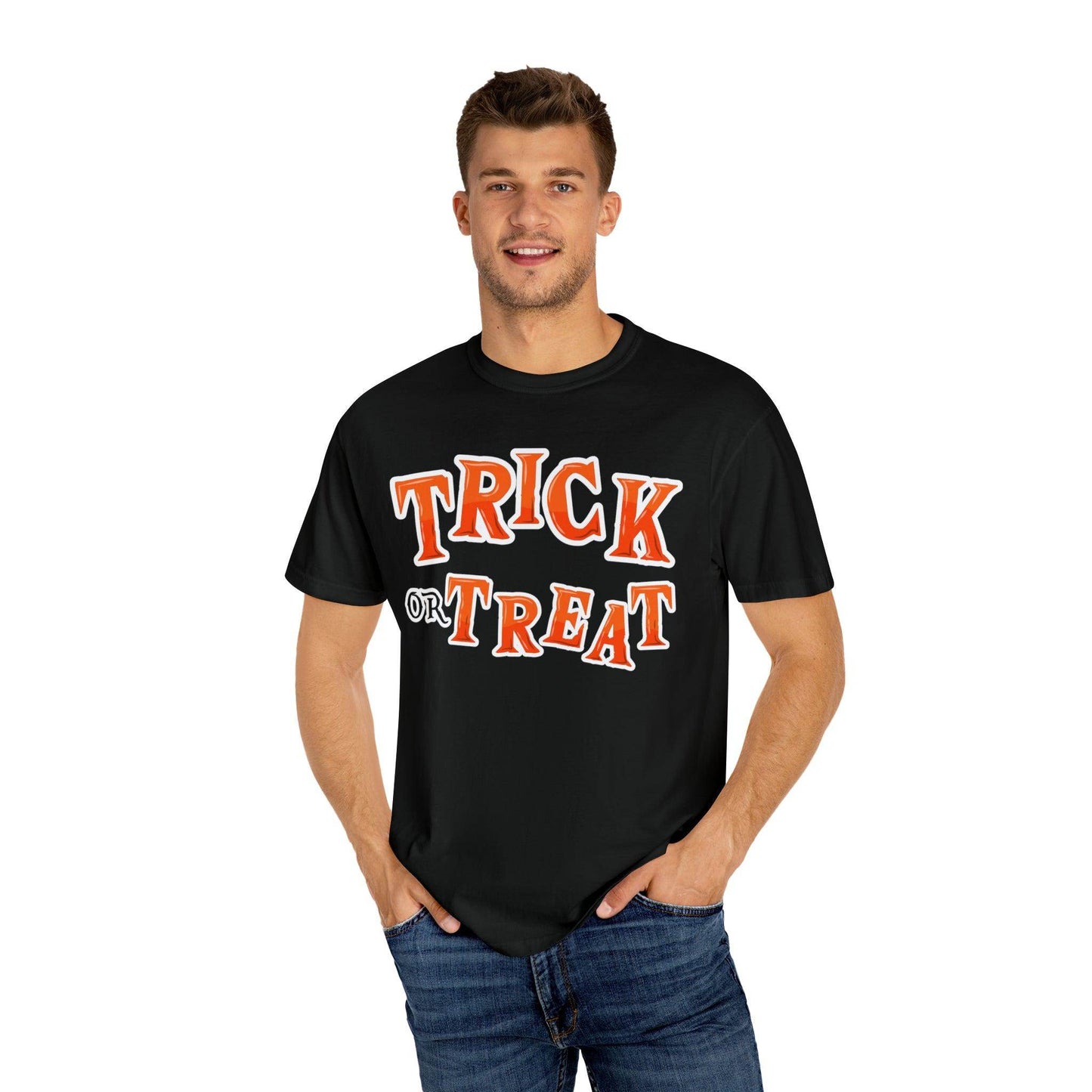 Retro Halloween Tshirt, Trick or Treat Shirt Halloween Costume Vintage Shirt Halloween Shirt Cute Spooky Shirt, Halloween Gift Halloween T-shirt - Giftsmojo