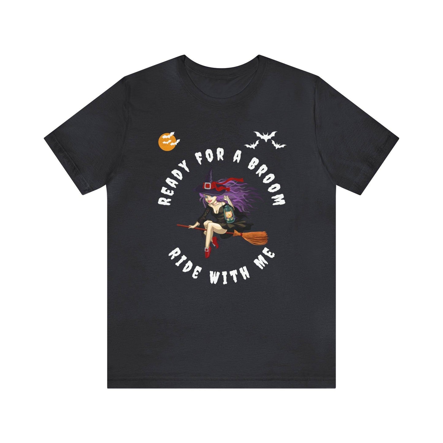 Ready for a Broom Ride with Me Halloween shirt, Witch shirt, Halloween tshirt, Halloween outfit, Work Halloween Costume - Giftsmojo