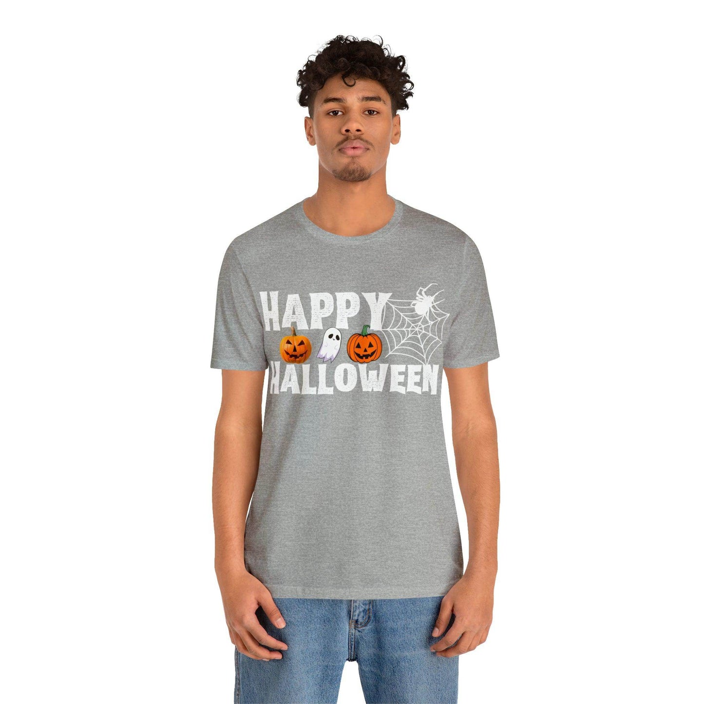 Happy Halloween Costume Pumpkin Ghost Spider Shirt - Giftsmojo