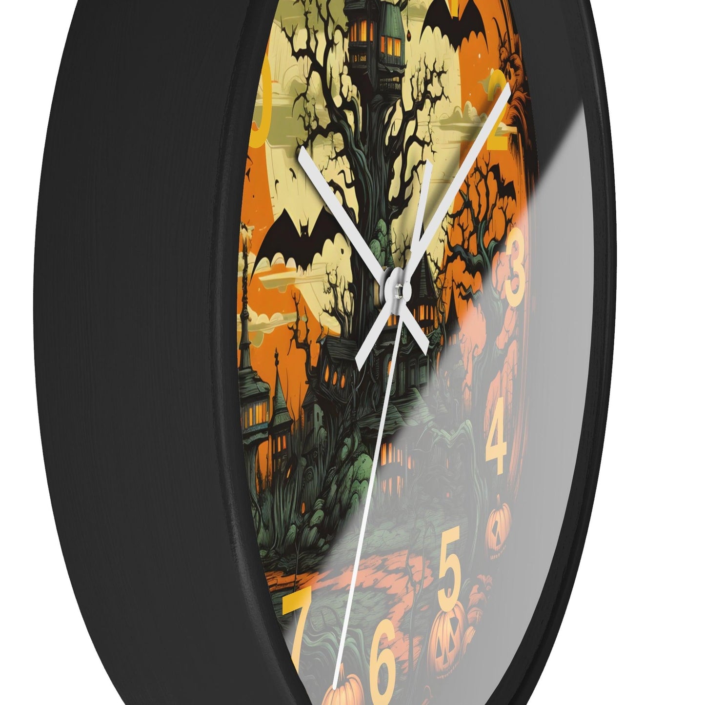 Halloween decor Halloween Ghost Wall Clock Halloween Wall Clocks Halloween Clock Fall Clock Halloween Decor