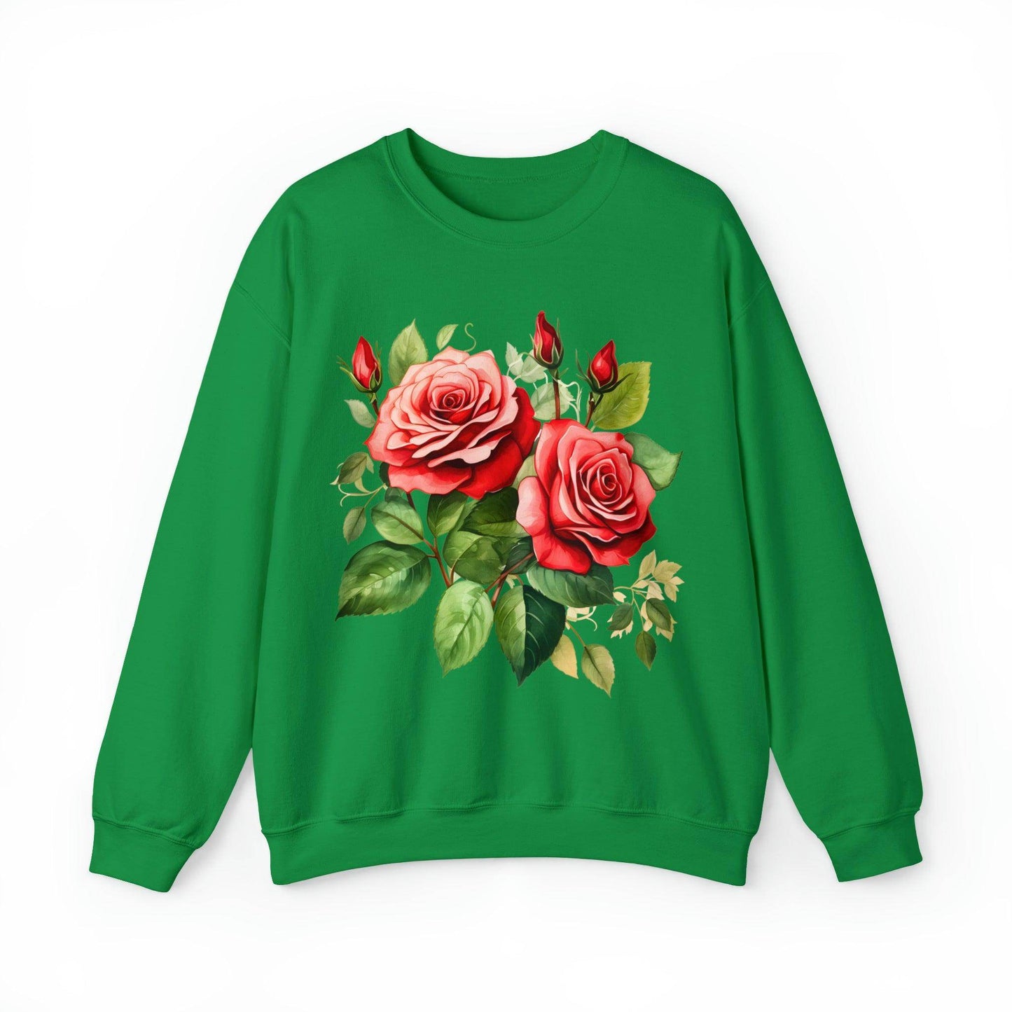 Christmas Flower Shirt Christmas Flower Sweatshirt Christmas Floral Sweatshirt Christmas Sweater Christmas Trendy Christmas Sweatshirt - Giftsmojo