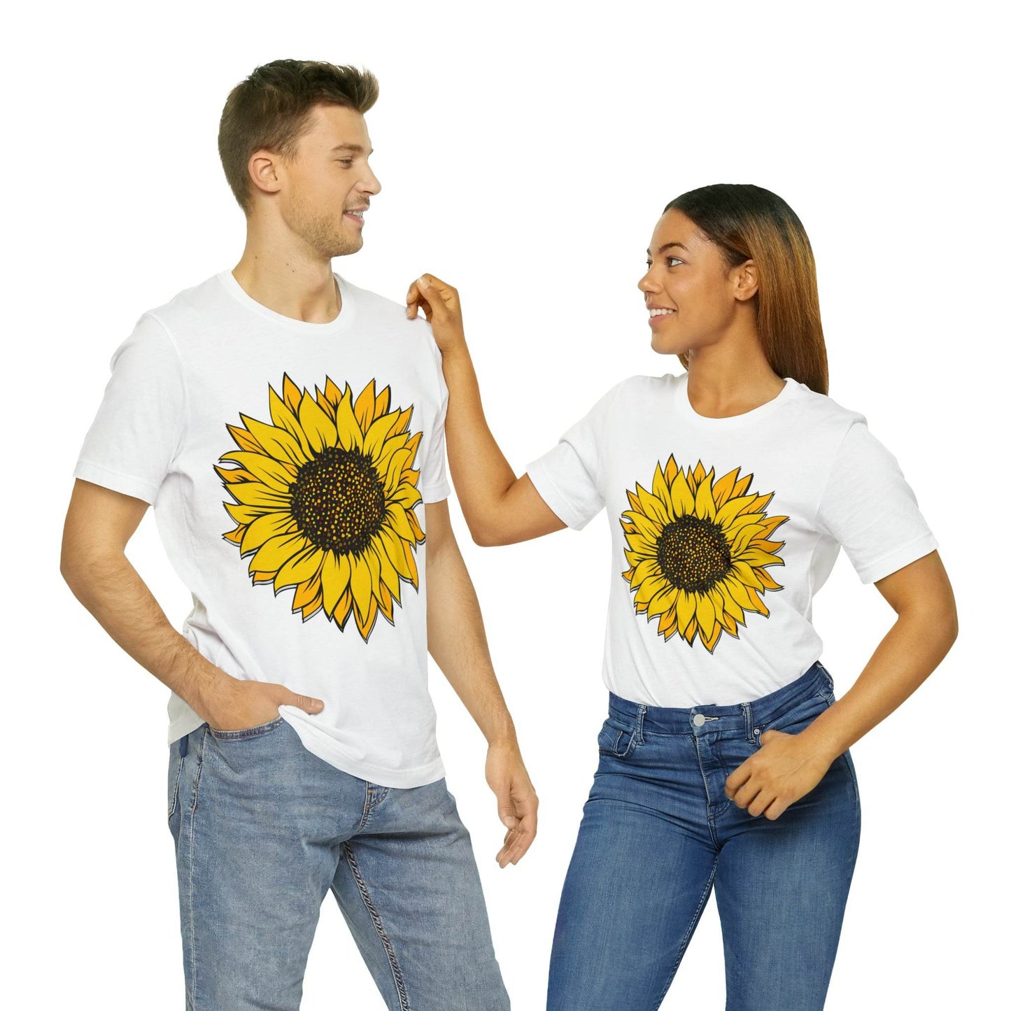 Sunflower Shirt, Floral Tee Shirt, Flower Shirt, Garden Shirt, Womens Fall Summer Shirt Sunshine Tee, Gift for Gardener, Nature lover shirt - Giftsmojo