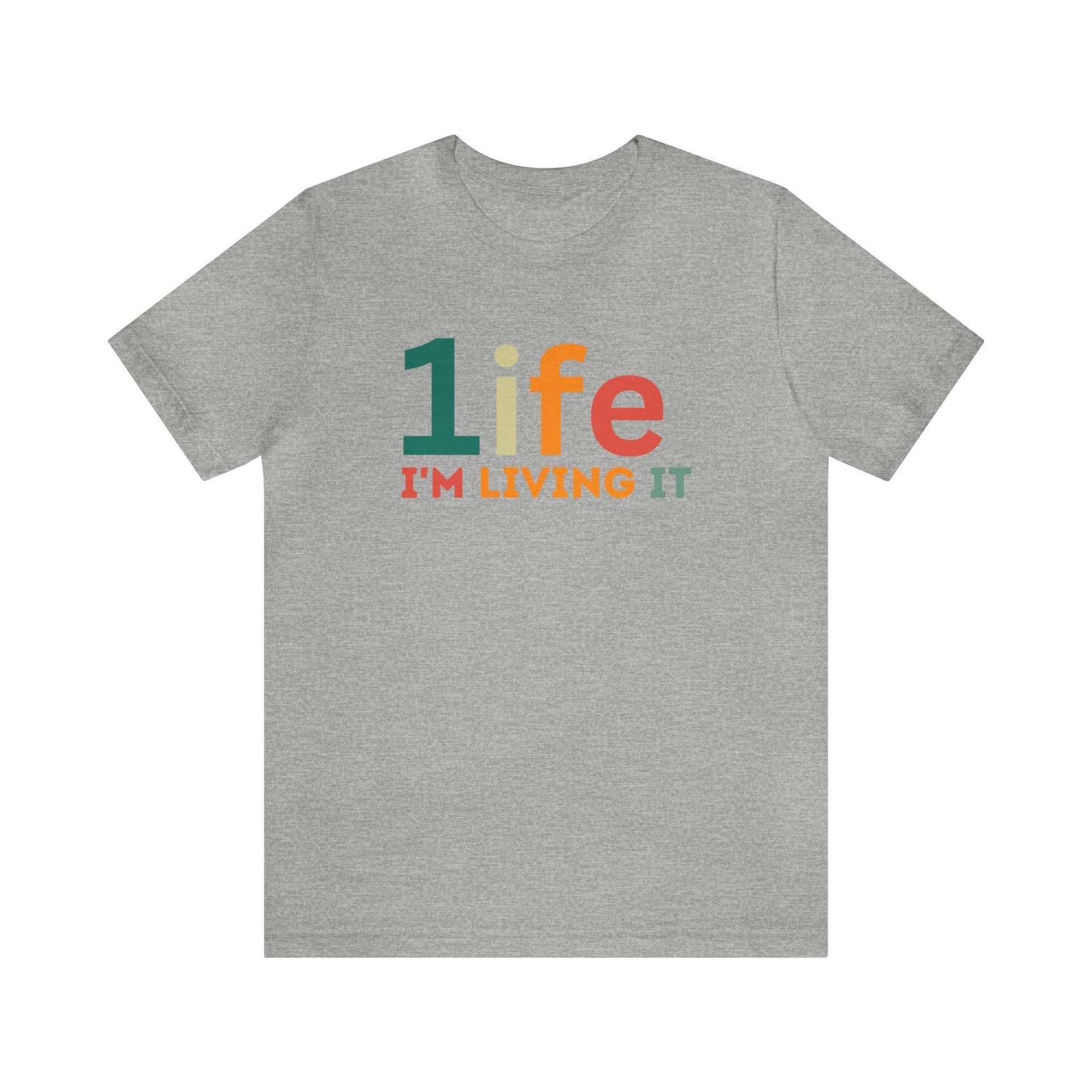 One life Shirt Retro 1life shirt Live Your Life You Only Have One Life To Live Retro Shirt - Giftsmojo