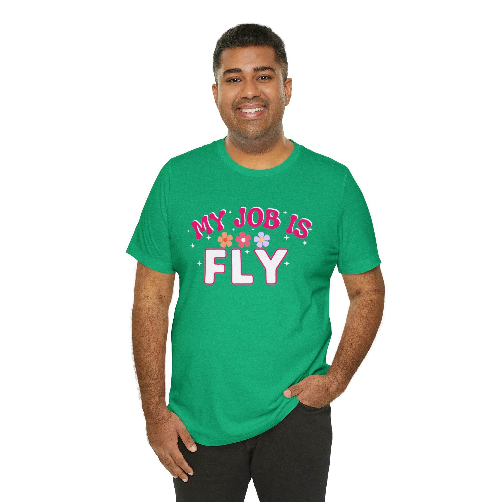 My Job is Fly Shirt Pilot Shirt Aviation Shirt Flight - Giftsmojo