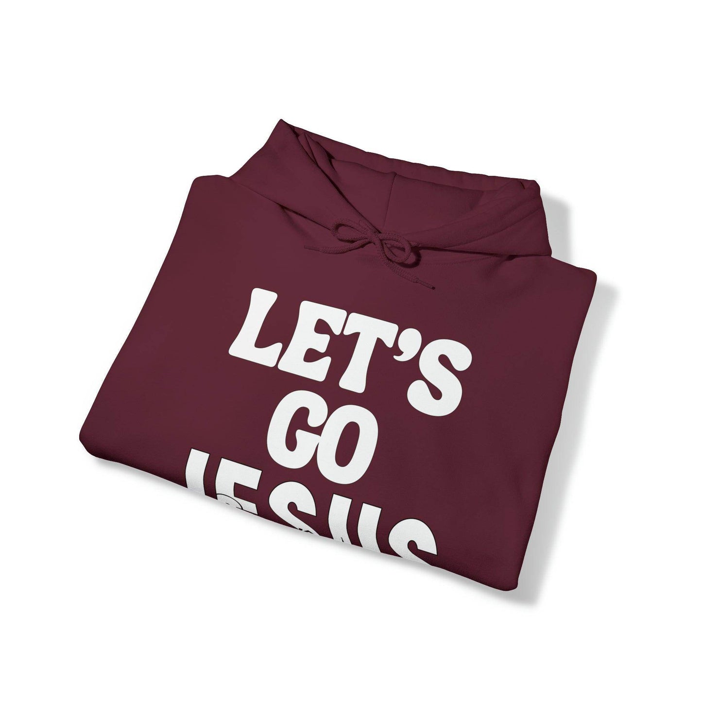 Let's Go Jesus Hooded Sweatshirt Funny Christian Shirt Christian Gift Trendy Christian Sweatshirt Religious Sweatshirt Jesus Hoodie Faith Shirt - Giftsmojo
