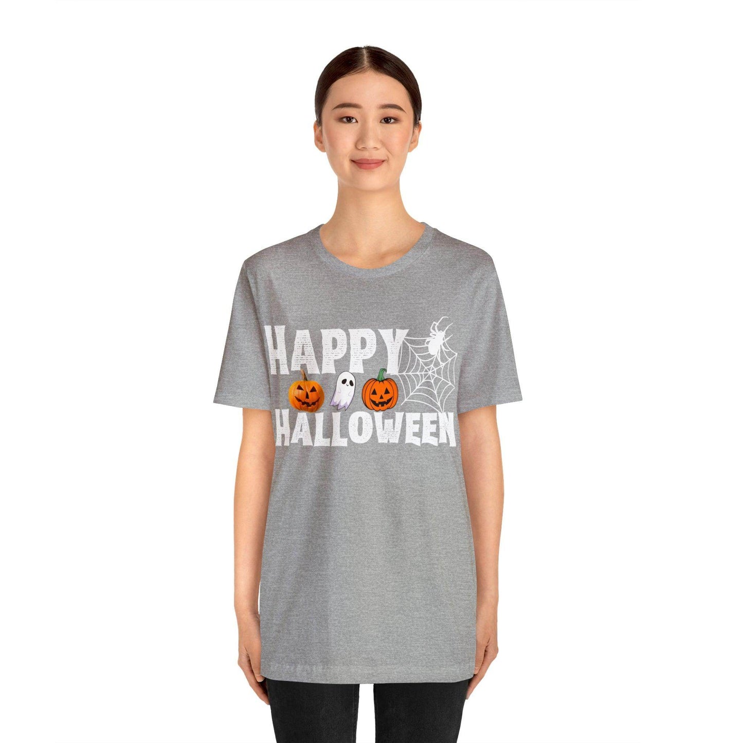 Happy Halloween Costume Pumpkin Ghost Spider Shirt - Giftsmojo