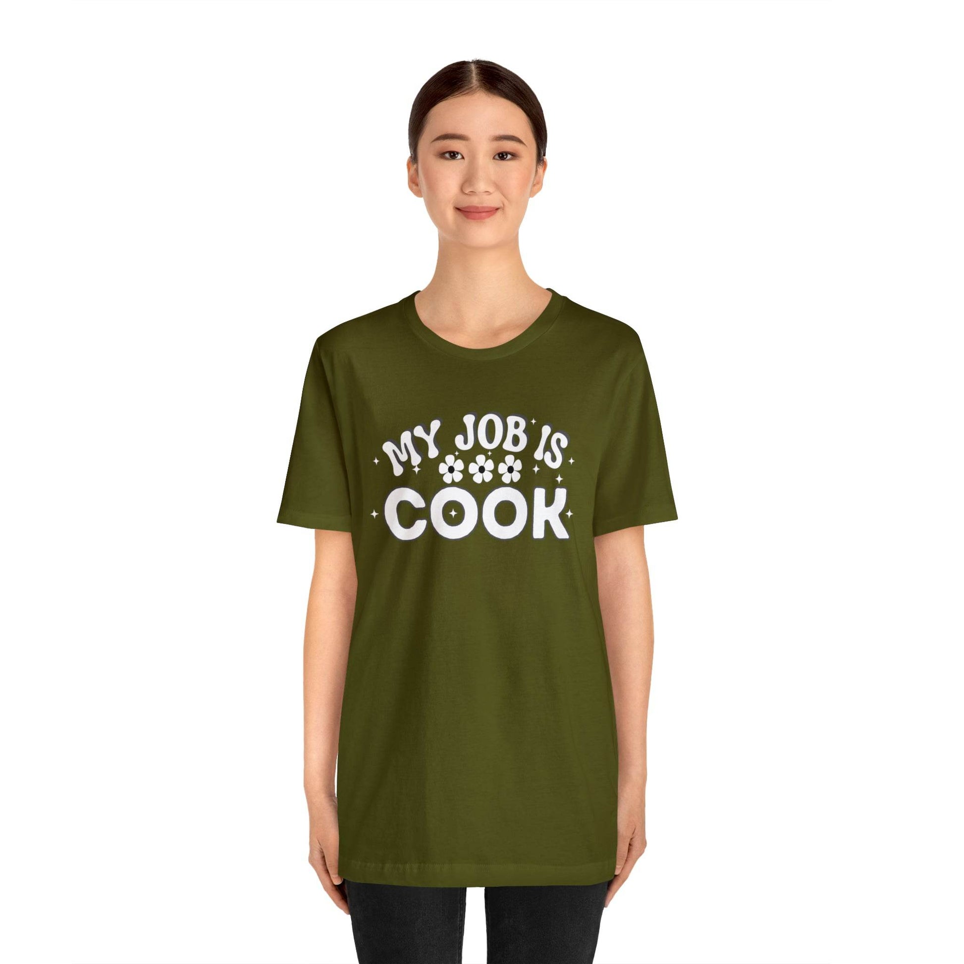 My Job is Cook Shirt Chef Shirt, Restaurant Cook Shirt Mom Shirt Dad Shirt - Giftsmojo