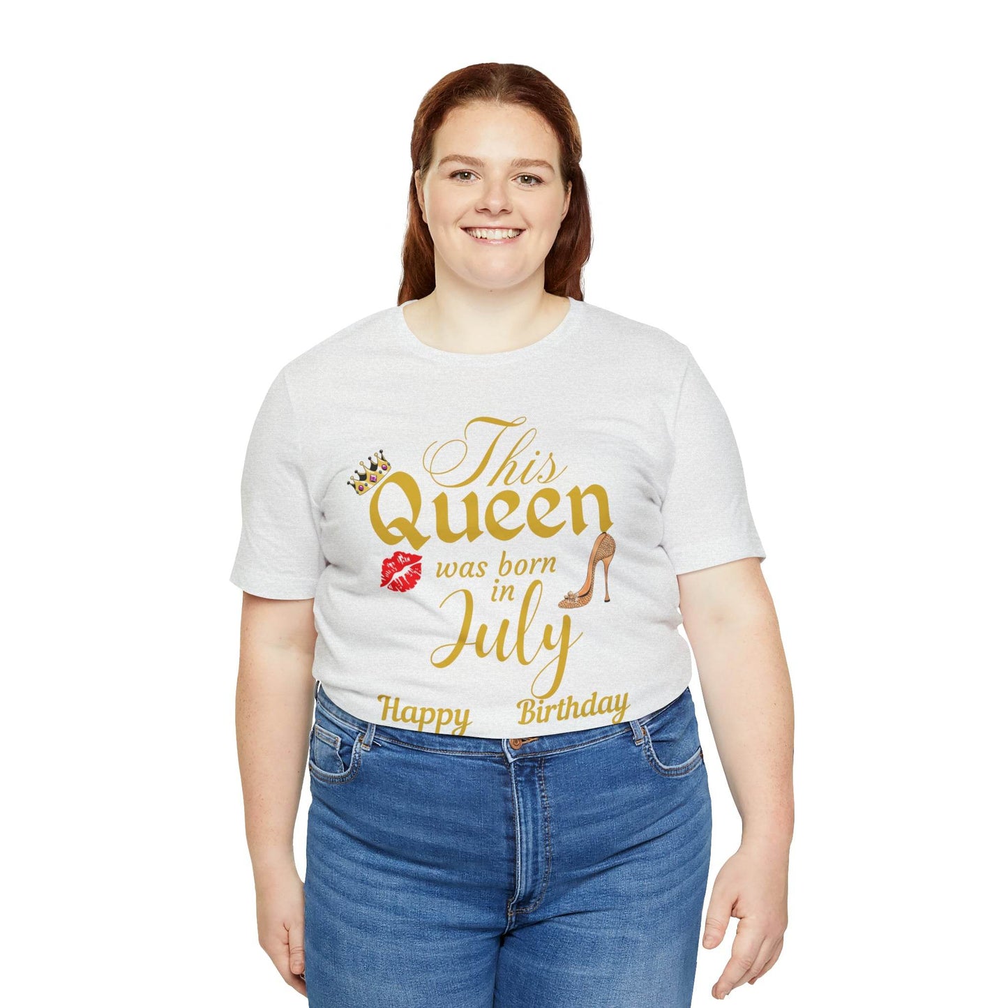 Birthday Queen Shirt, Gift for Birthday, This Queen was born in July Shirt, Funny Queen Shirt, Funny Birthday Shirt, Birthday Gift - Giftsmojo