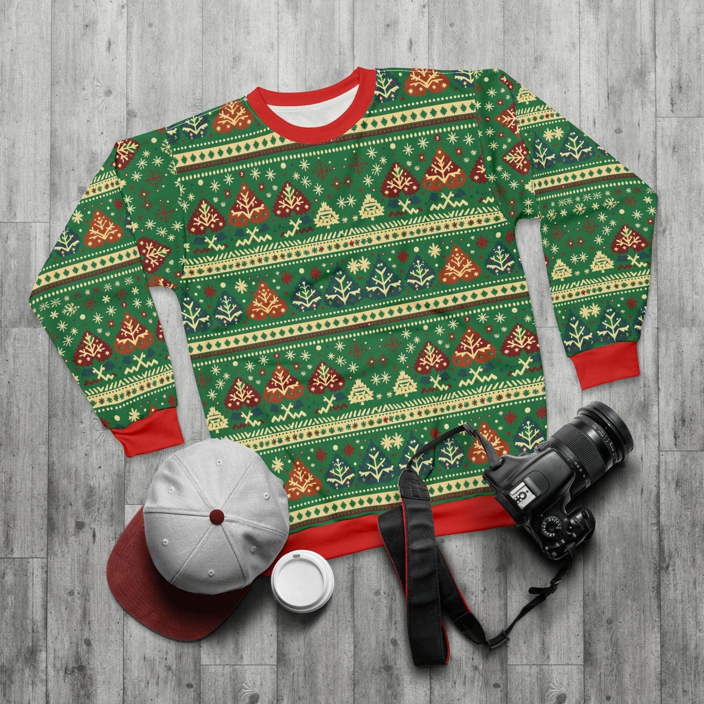 Ugly Christmas Sweater Ugly Sweatshirt Christmas Sweatshirt, Womens Christmas Sweater, Christmas Crewneck Pullover Christmas Tree Holiday Sweaters Winter - Giftsmojo