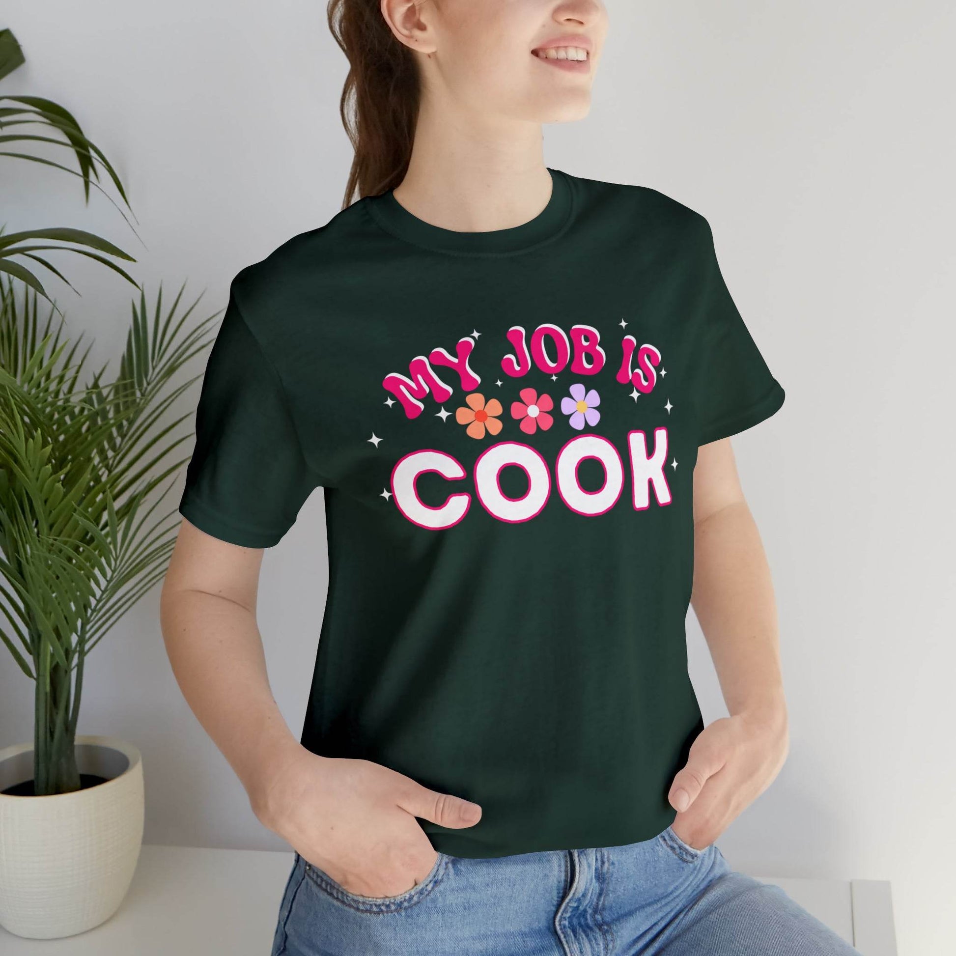 My Job is Cook Shirt Chef Shirt, Restaurant Cook Shirt Mom Shirt Dad Shirt - Giftsmojo