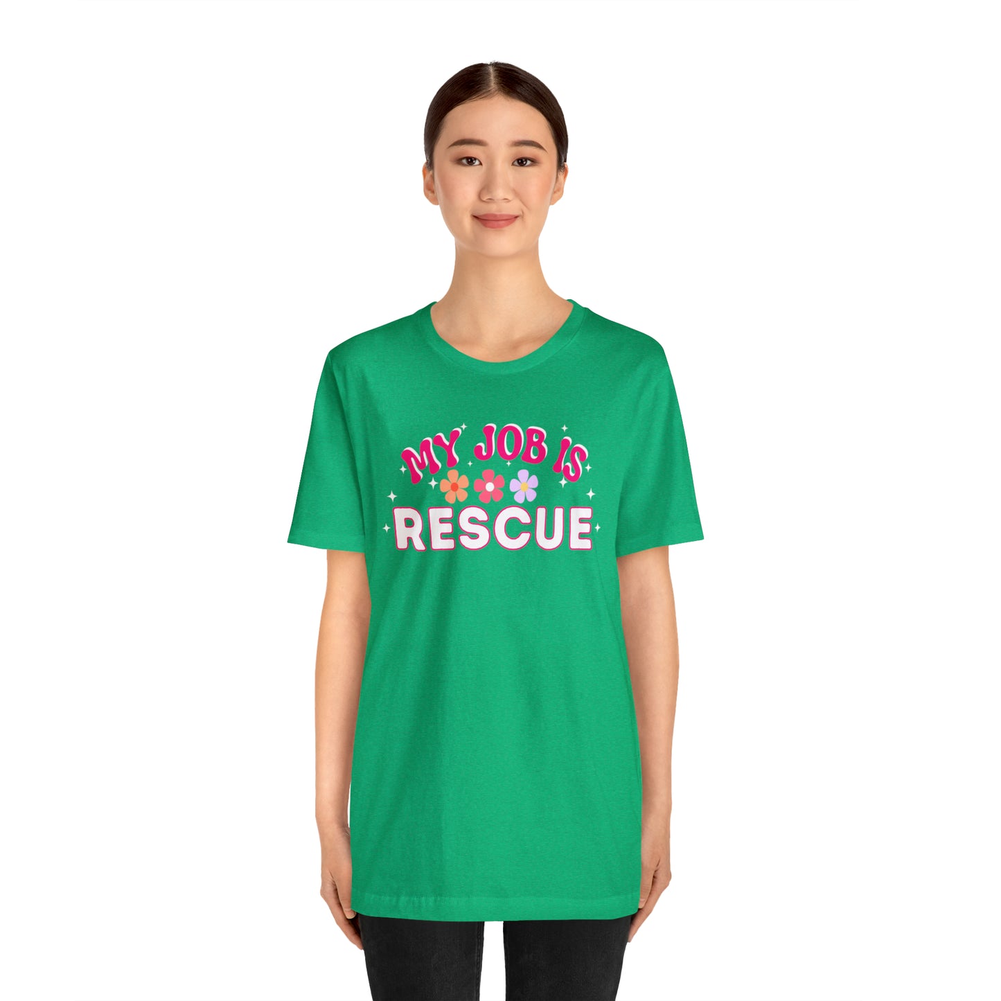 My Job is Rescue Shirt Firefighter Shirt Coast Guard Shirt Paramedic, Lifeguard,
