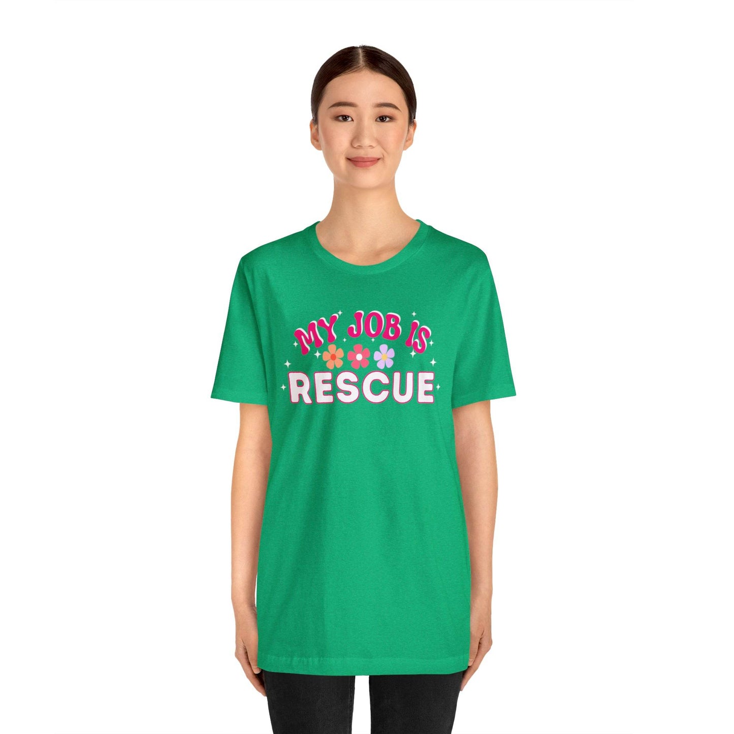 My Job is Rescue Shirt Firefighter Shirt Coast Guard Shirt Paramedic, Lifeguard, - Giftsmojo