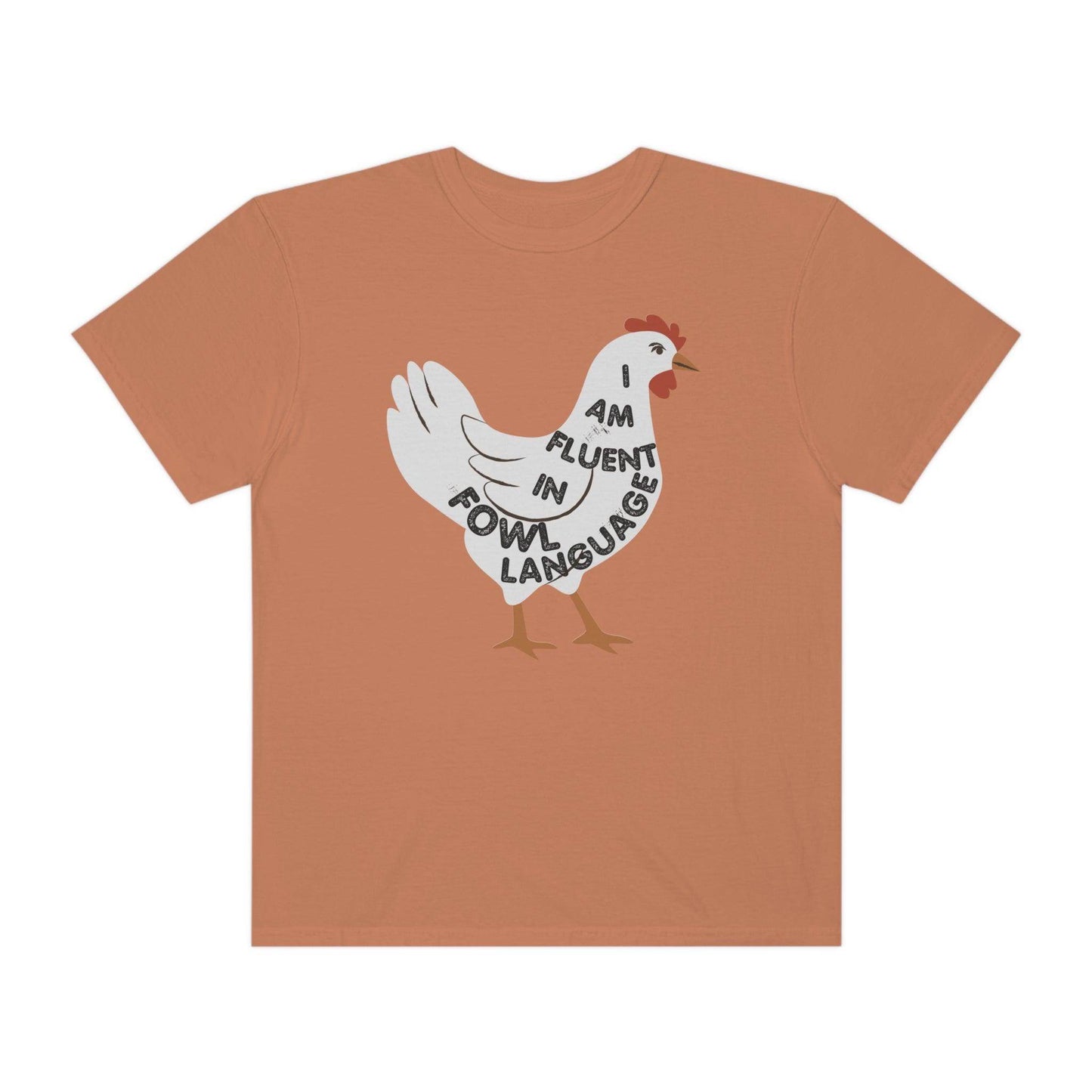 Chicken Shirt Chicken Tee Chicken Owner Gift - Gift For Chicken Lover gift, Fluent in Fowl Language shirt - Giftsmojo