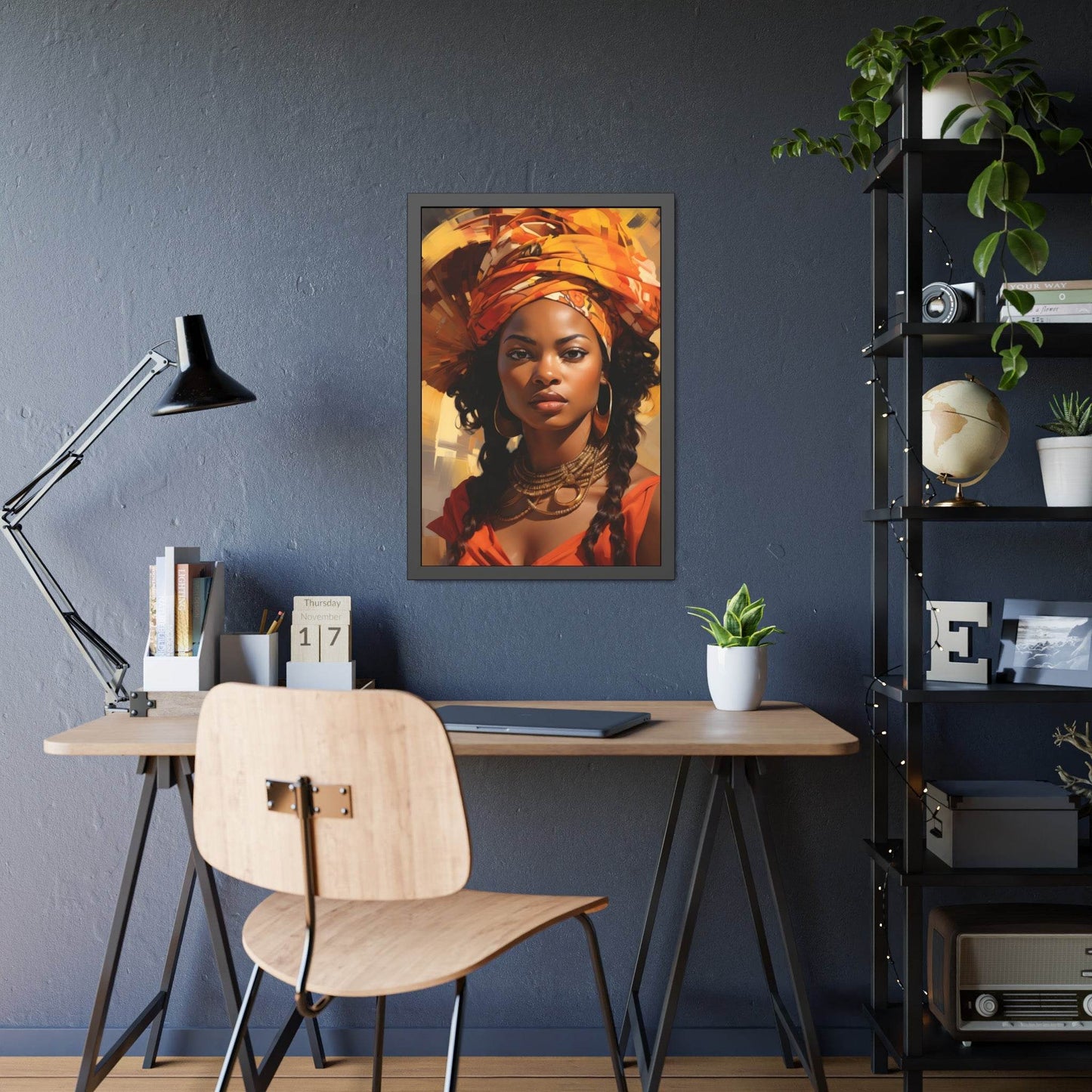 African Woman Framed Paper Posters - Giftsmojo