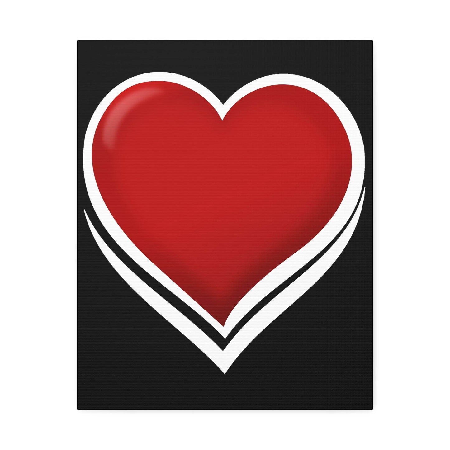 Heart Canvas, gift for mom, gift for her, gift for girlfriend, home decor gift, valentine gift, - Giftsmojo